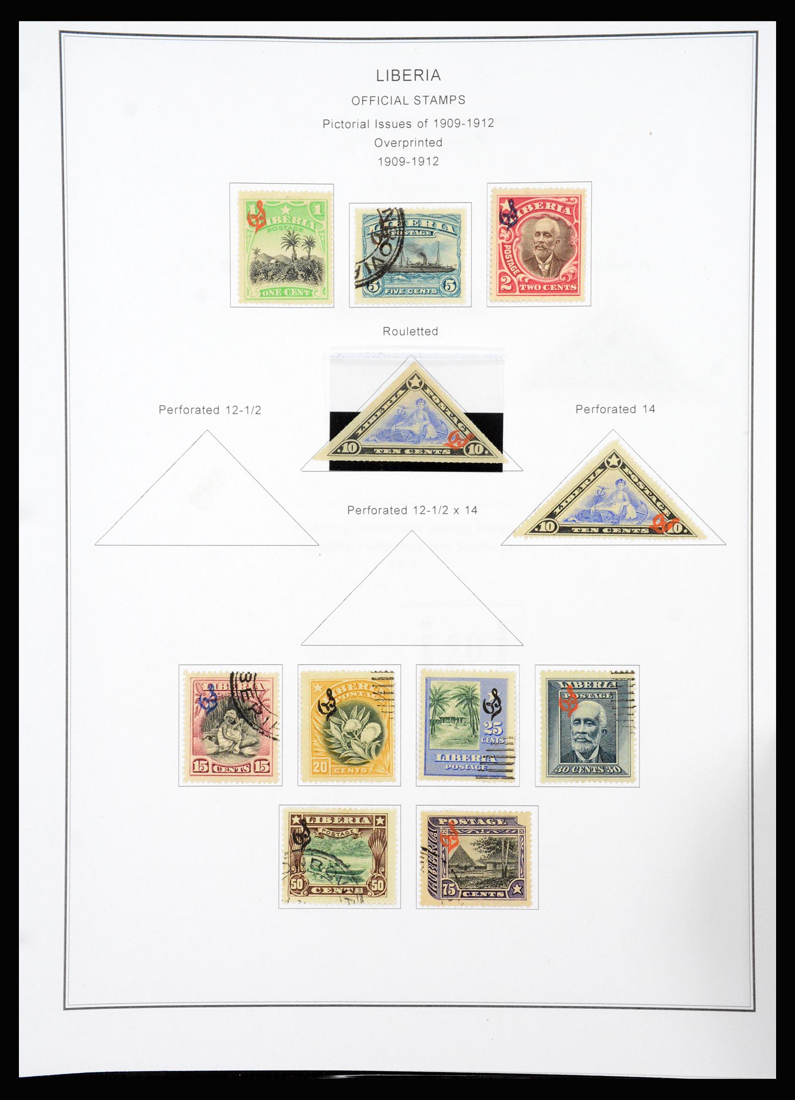 37234 100 - Postzegelverzameling 37234 Liberia 1860-1990.