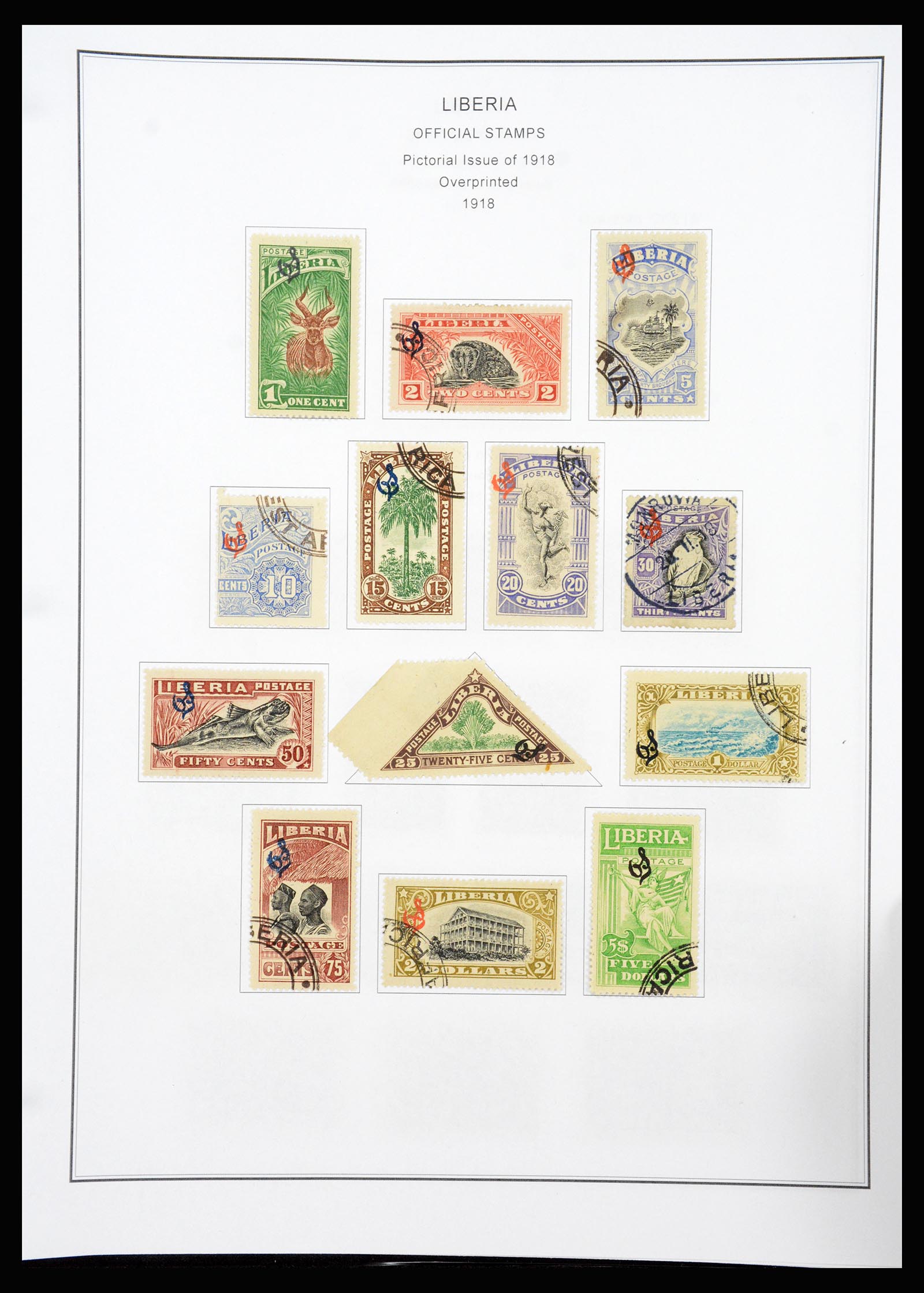 37234 103 - Postzegelverzameling 37234 Liberia 1860-1990.
