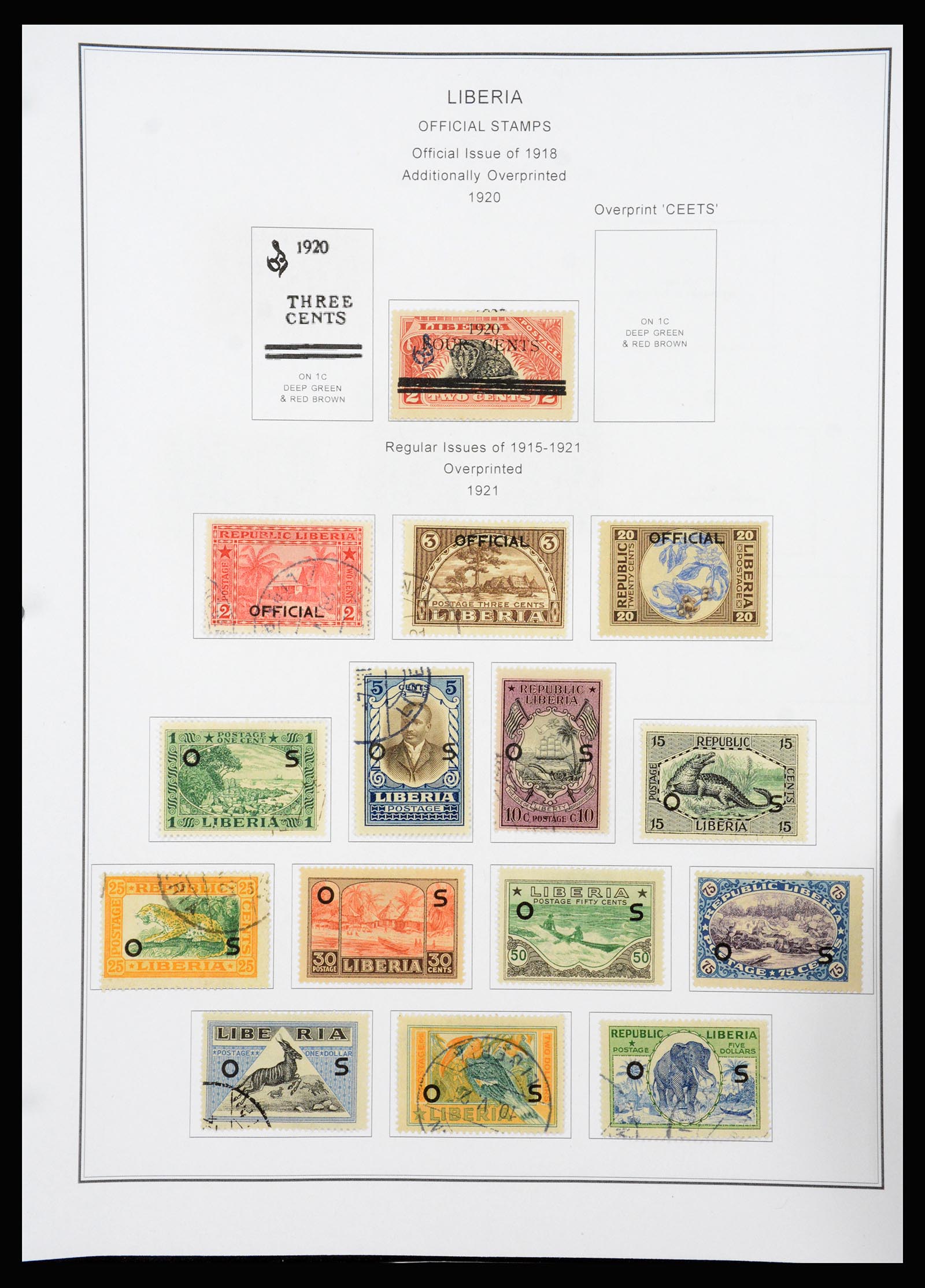 37234 104 - Postzegelverzameling 37234 Liberia 1860-1990.