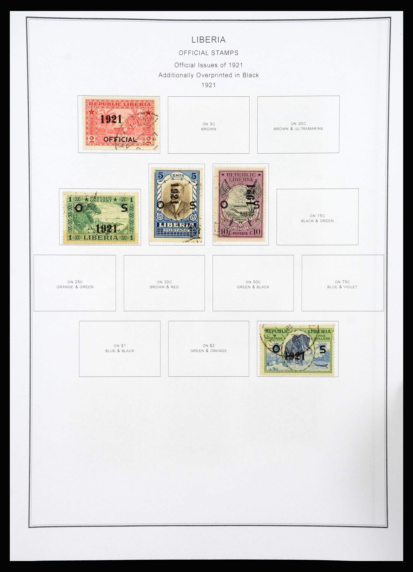 37234 105 - Postzegelverzameling 37234 Liberia 1860-1990.