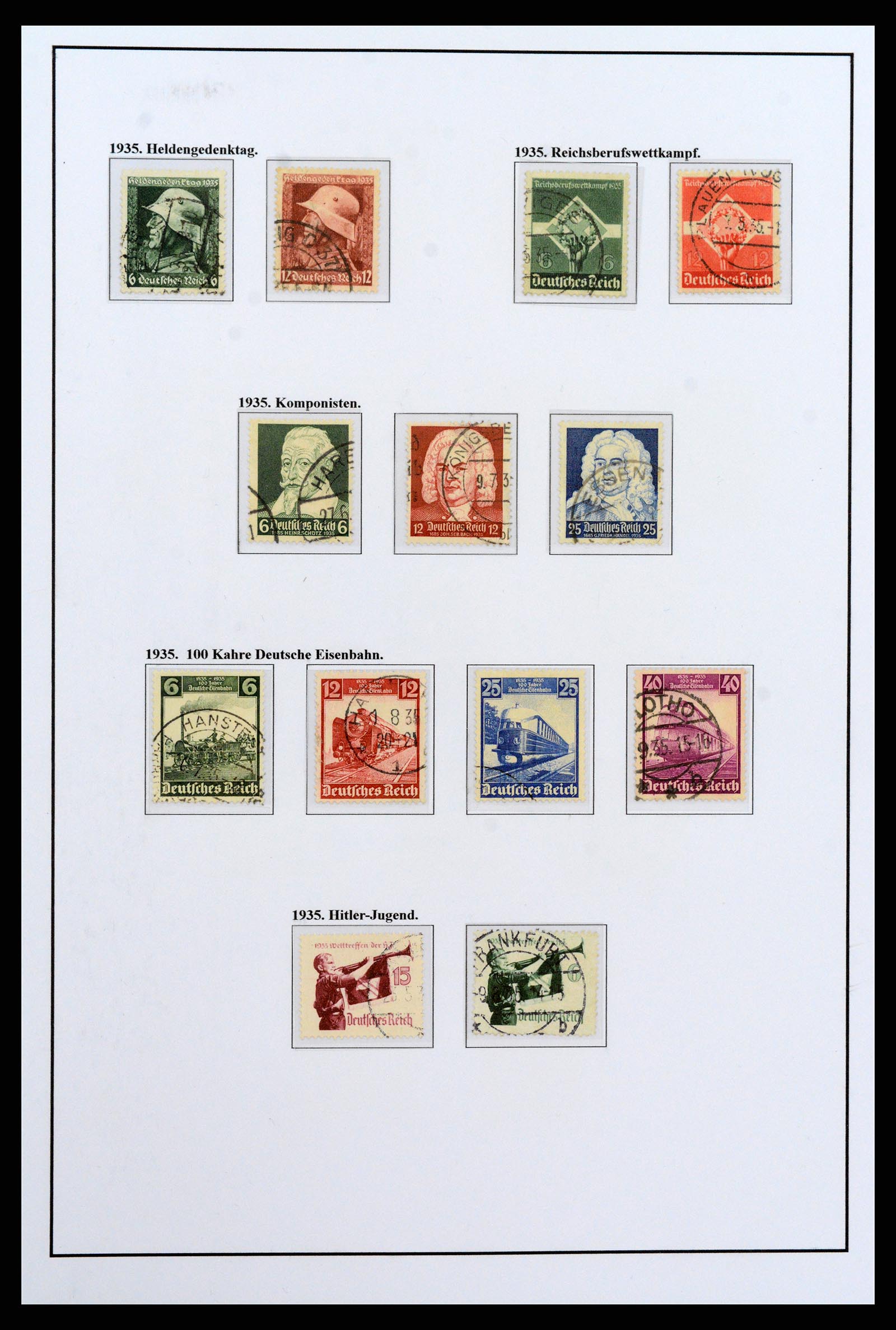 37235 088 - Postzegelverzameling 37235 Duitsland 1872-1990.