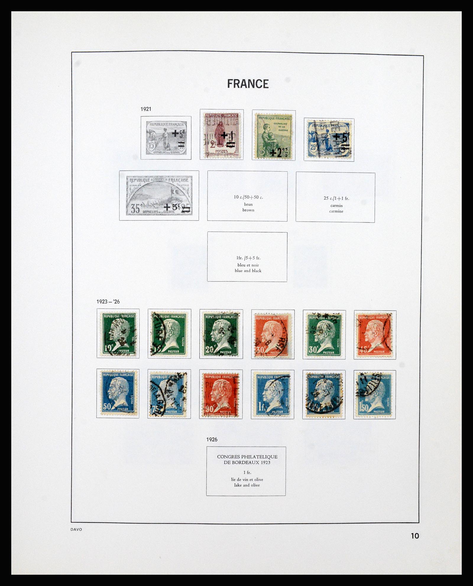 37236 010 - Stamp collection 37236 France 1849-1970.