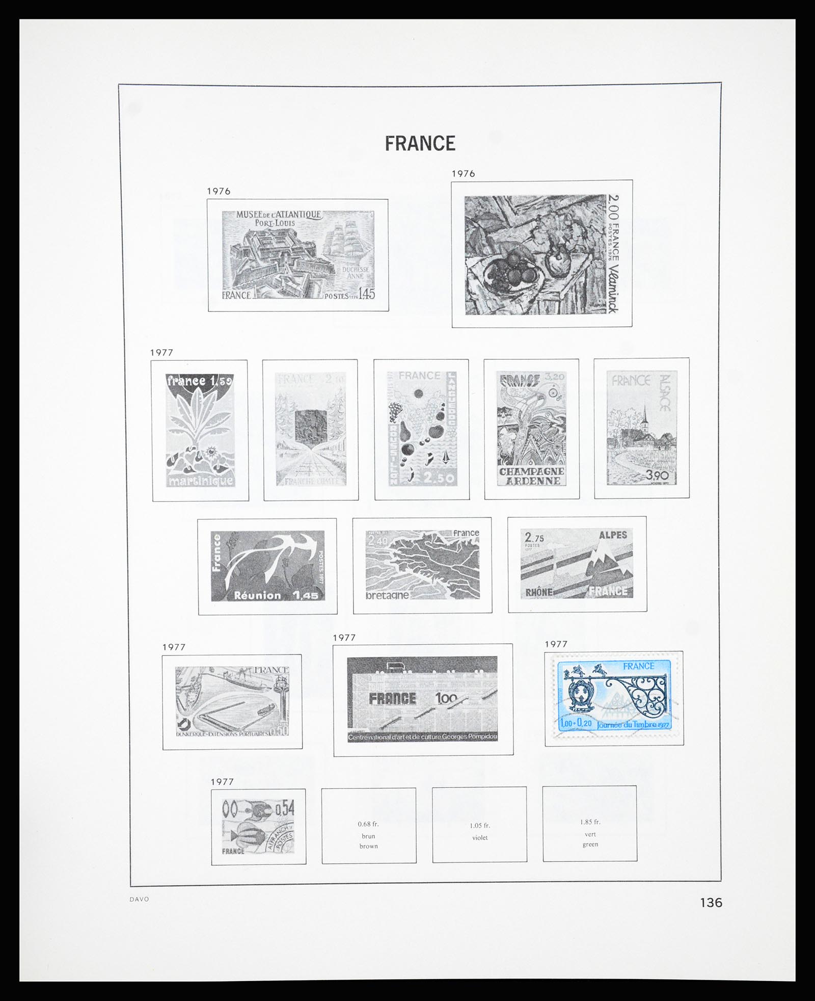 37236 122 - Postzegelverzameling 37236 Frankrijk 1849-1970.