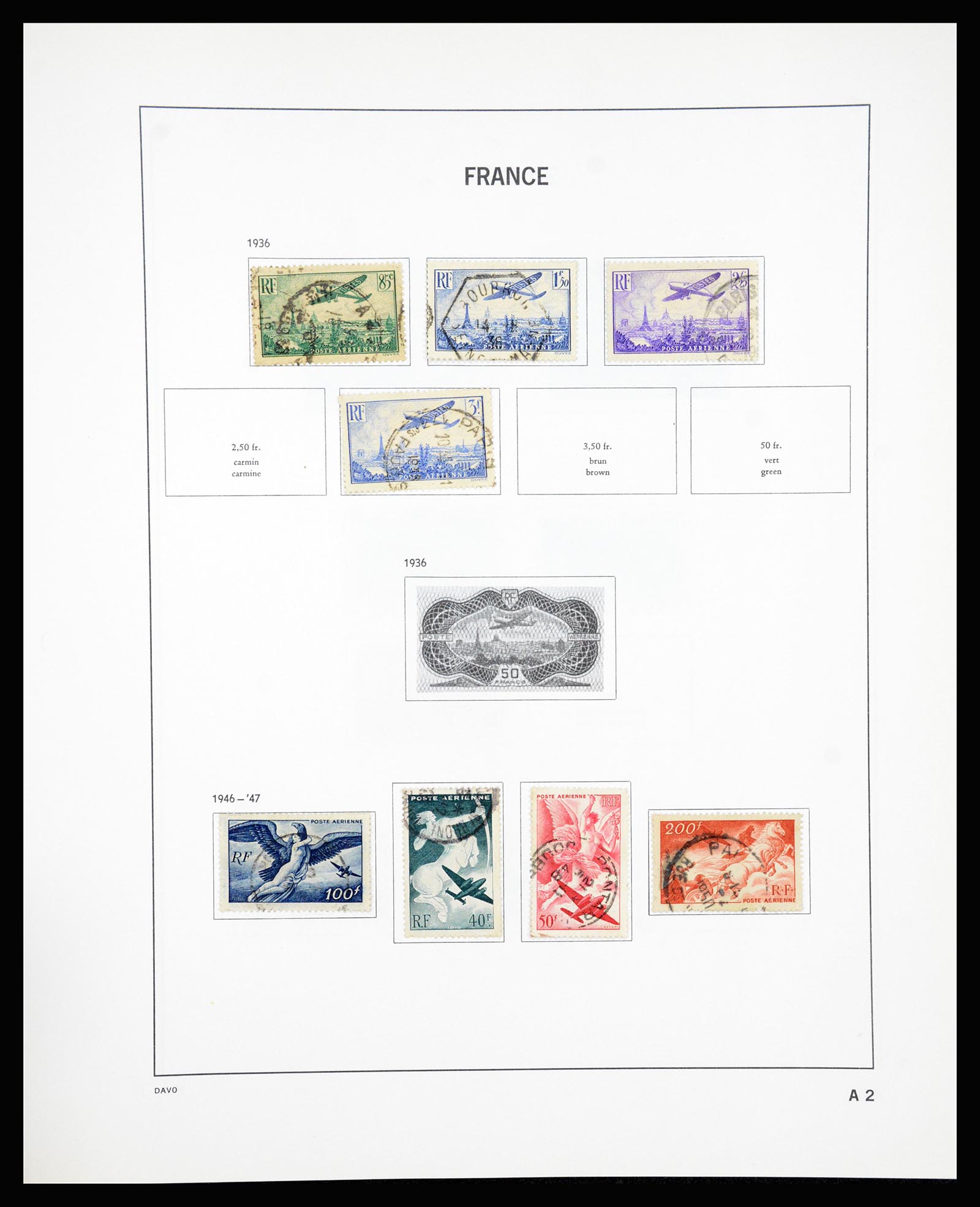 37236 127 - Postzegelverzameling 37236 Frankrijk 1849-1970.