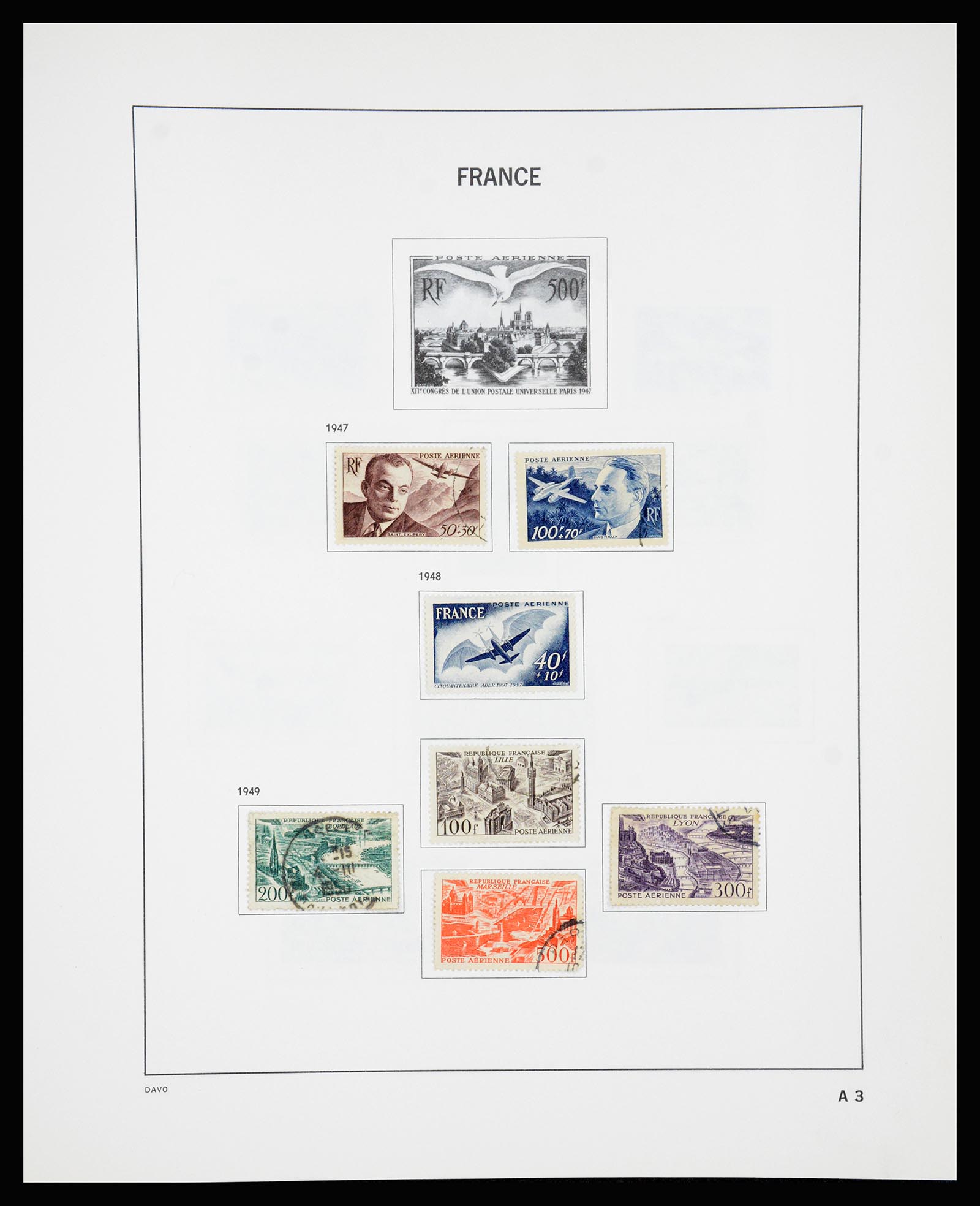 37236 129 - Postzegelverzameling 37236 Frankrijk 1849-1970.
