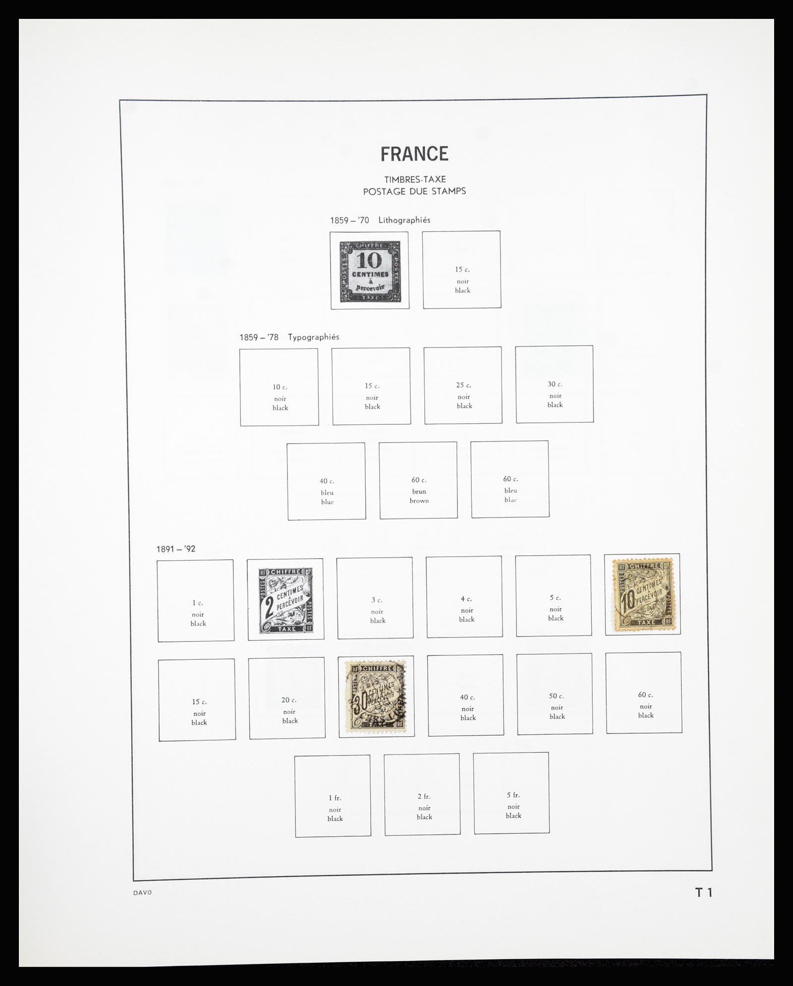 37236 131 - Postzegelverzameling 37236 Frankrijk 1849-1970.