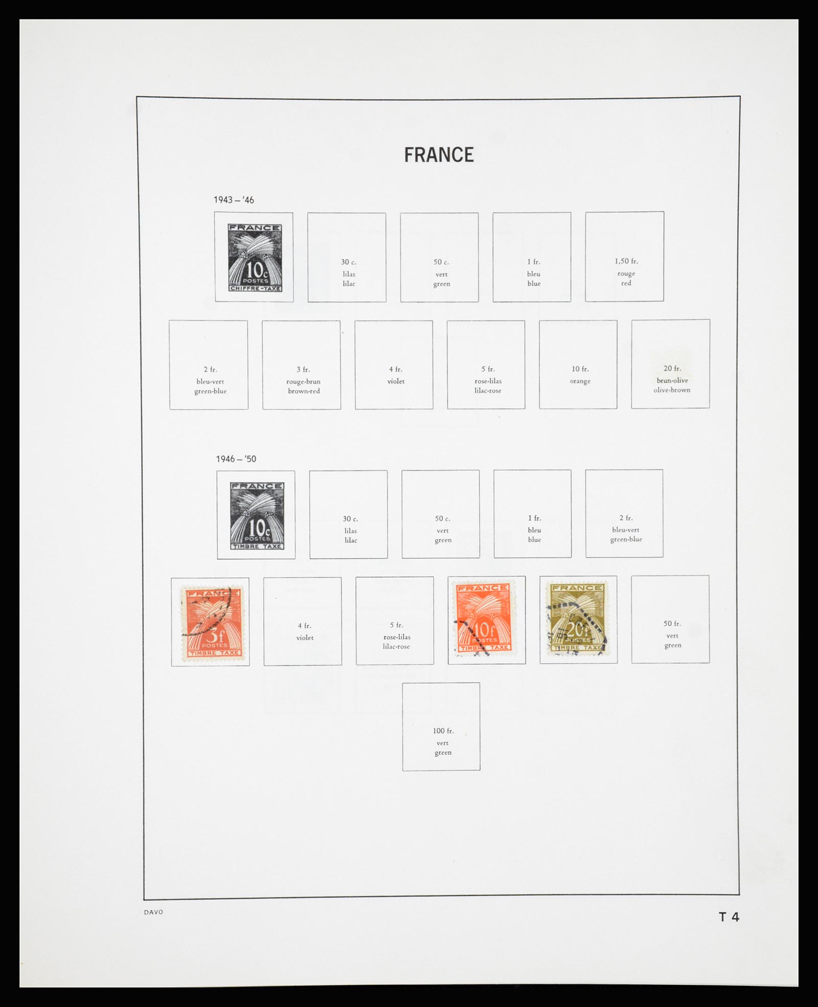 37236 134 - Postzegelverzameling 37236 Frankrijk 1849-1970.