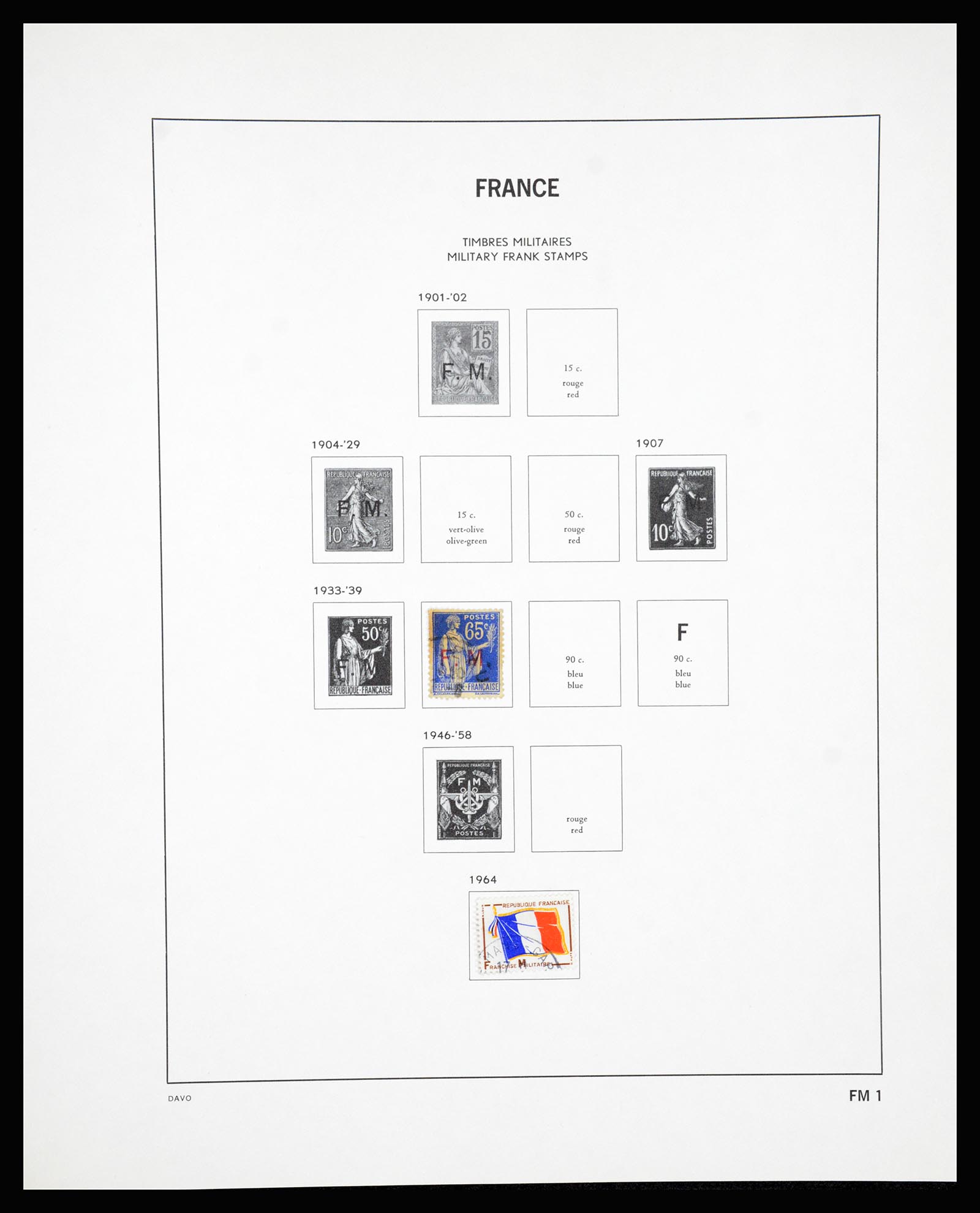 37236 136 - Postzegelverzameling 37236 Frankrijk 1849-1970.
