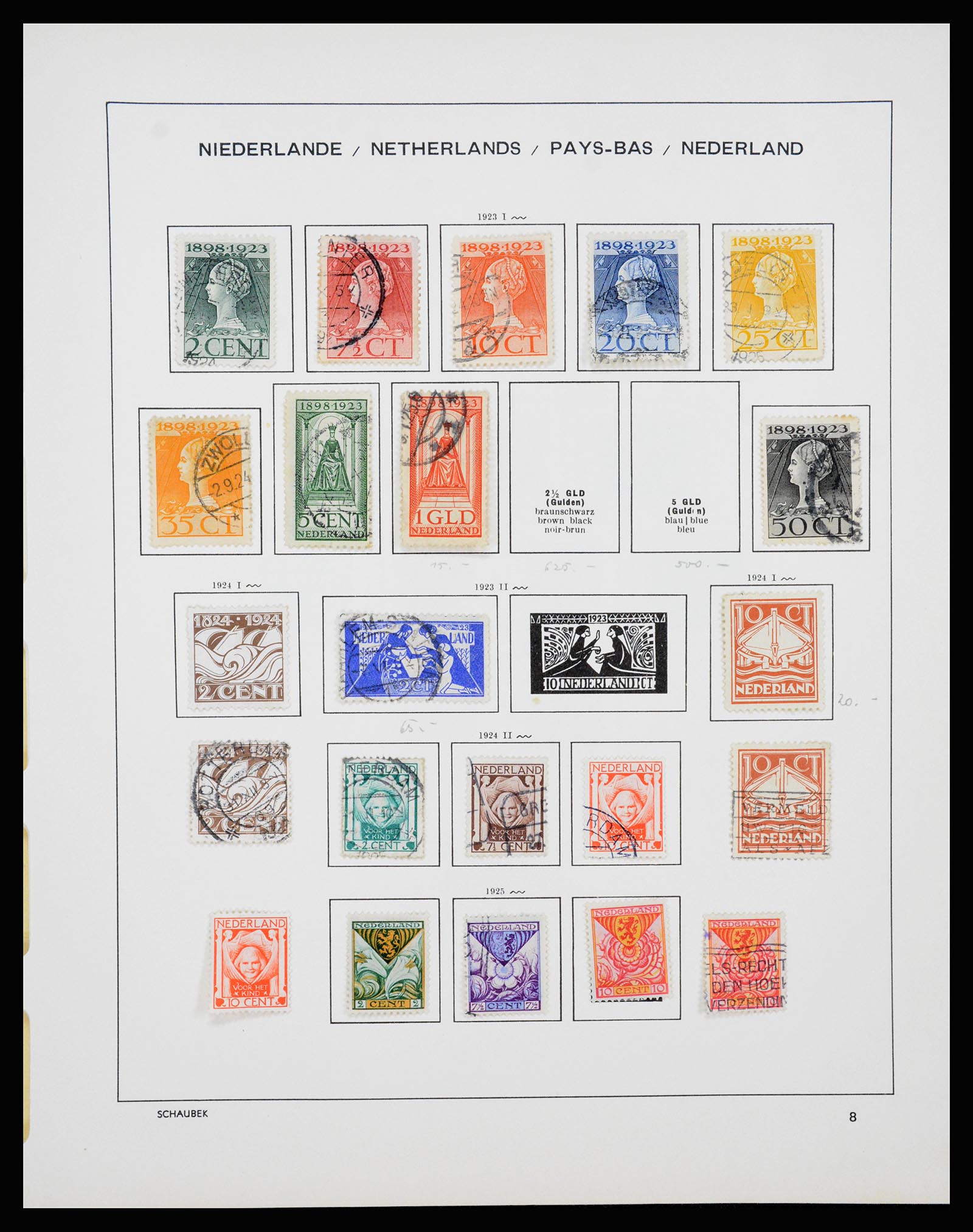 37237 008 - Postzegelverzameling 37237 Nederland 1852-1944.