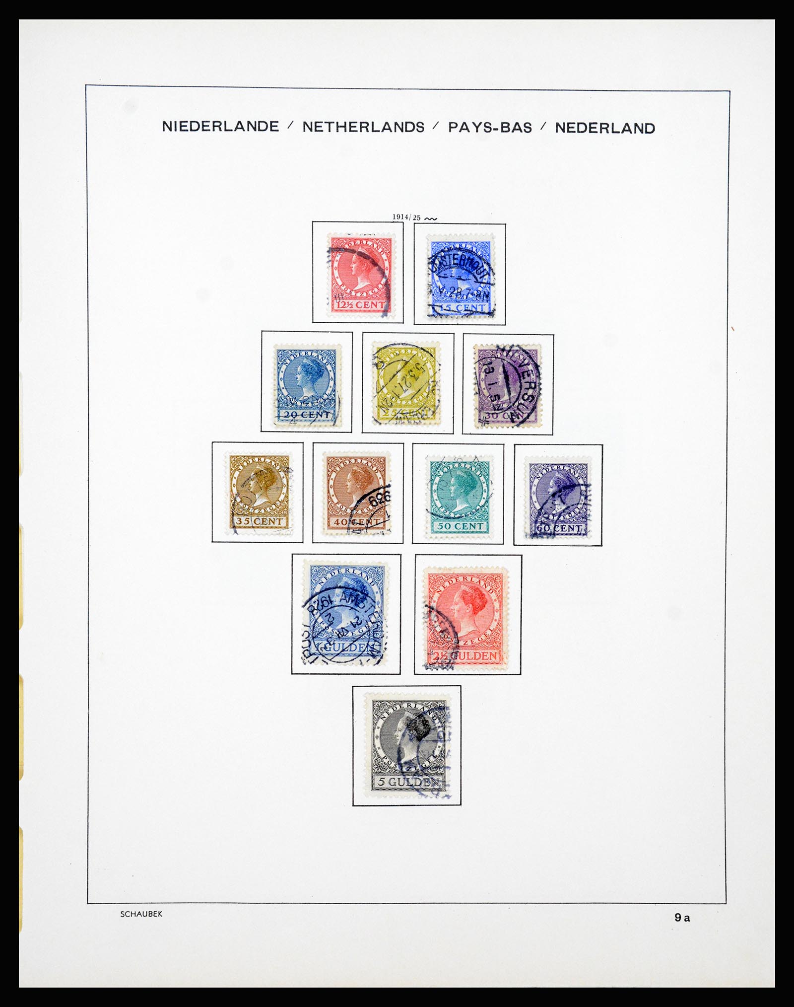 37237 010 - Postzegelverzameling 37237 Nederland 1852-1944.