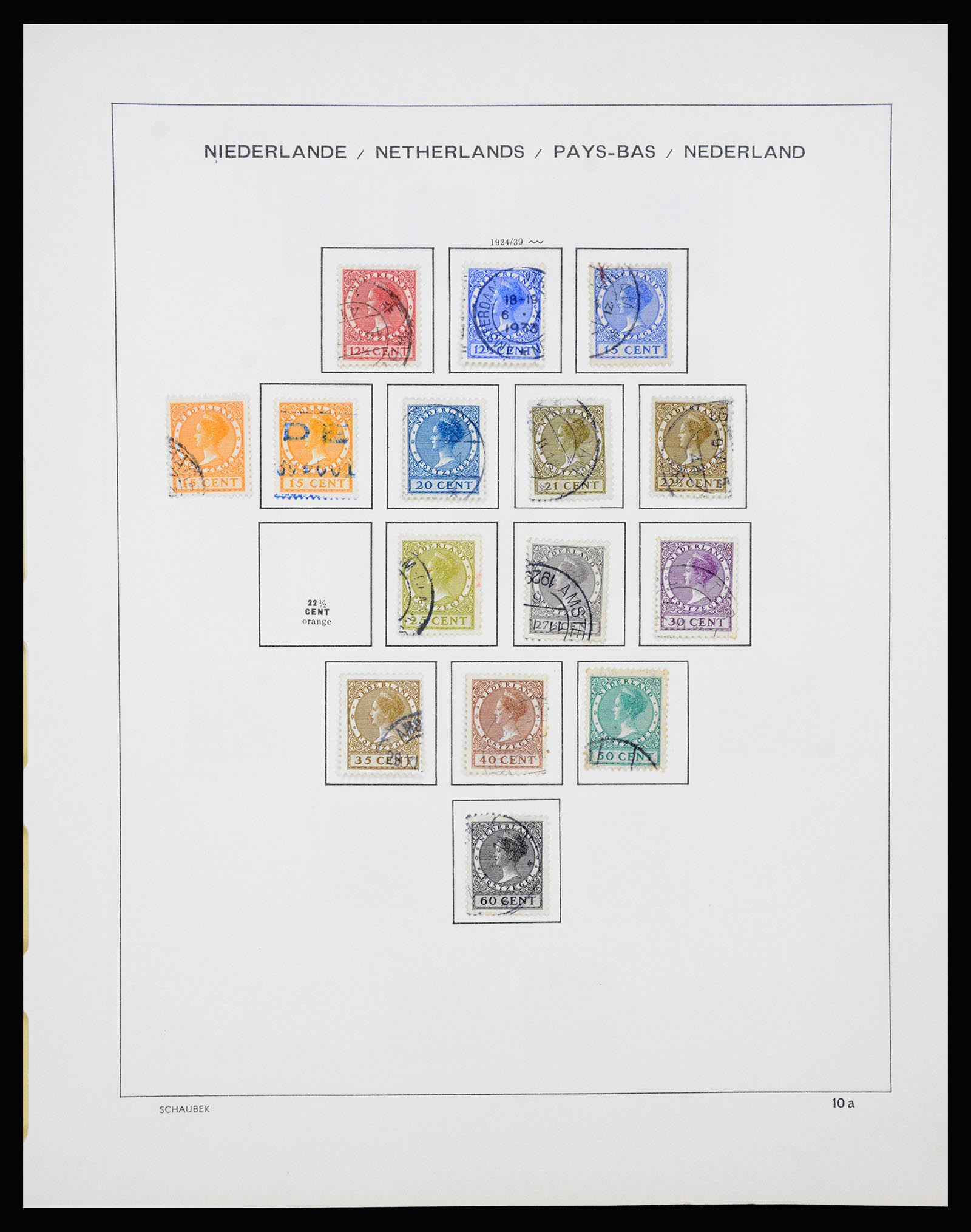 37237 012 - Postzegelverzameling 37237 Nederland 1852-1944.
