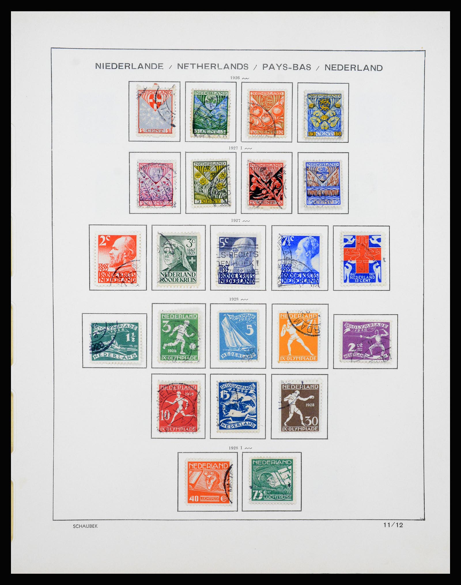37237 013 - Postzegelverzameling 37237 Nederland 1852-1944.