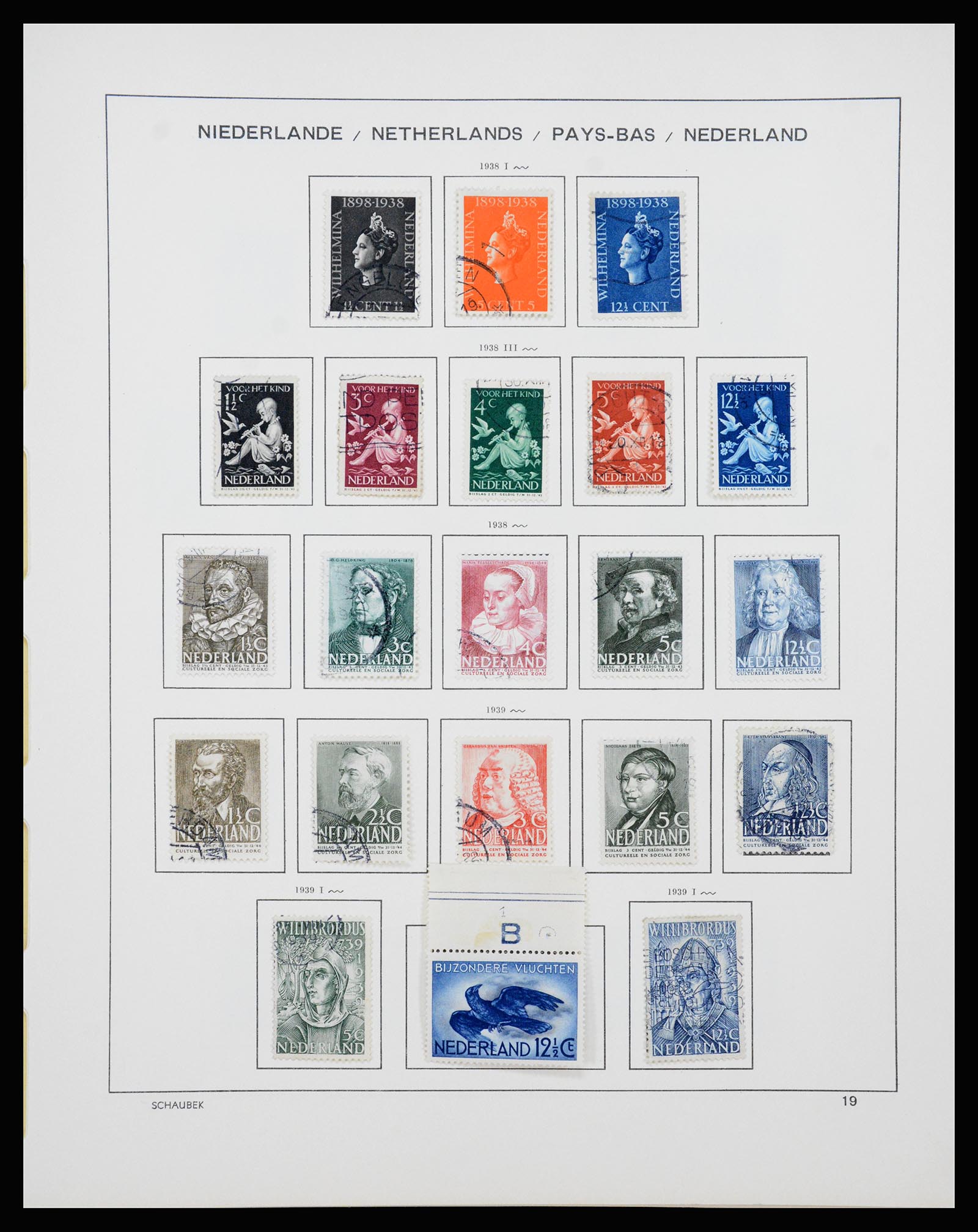 37237 018 - Postzegelverzameling 37237 Nederland 1852-1944.