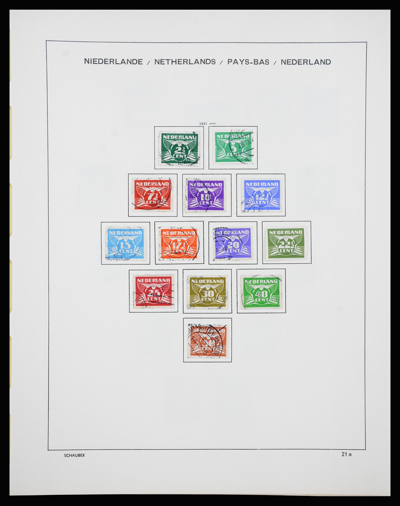 37237 021 - Stamp collection 37237 Netherlands 1852-1944.