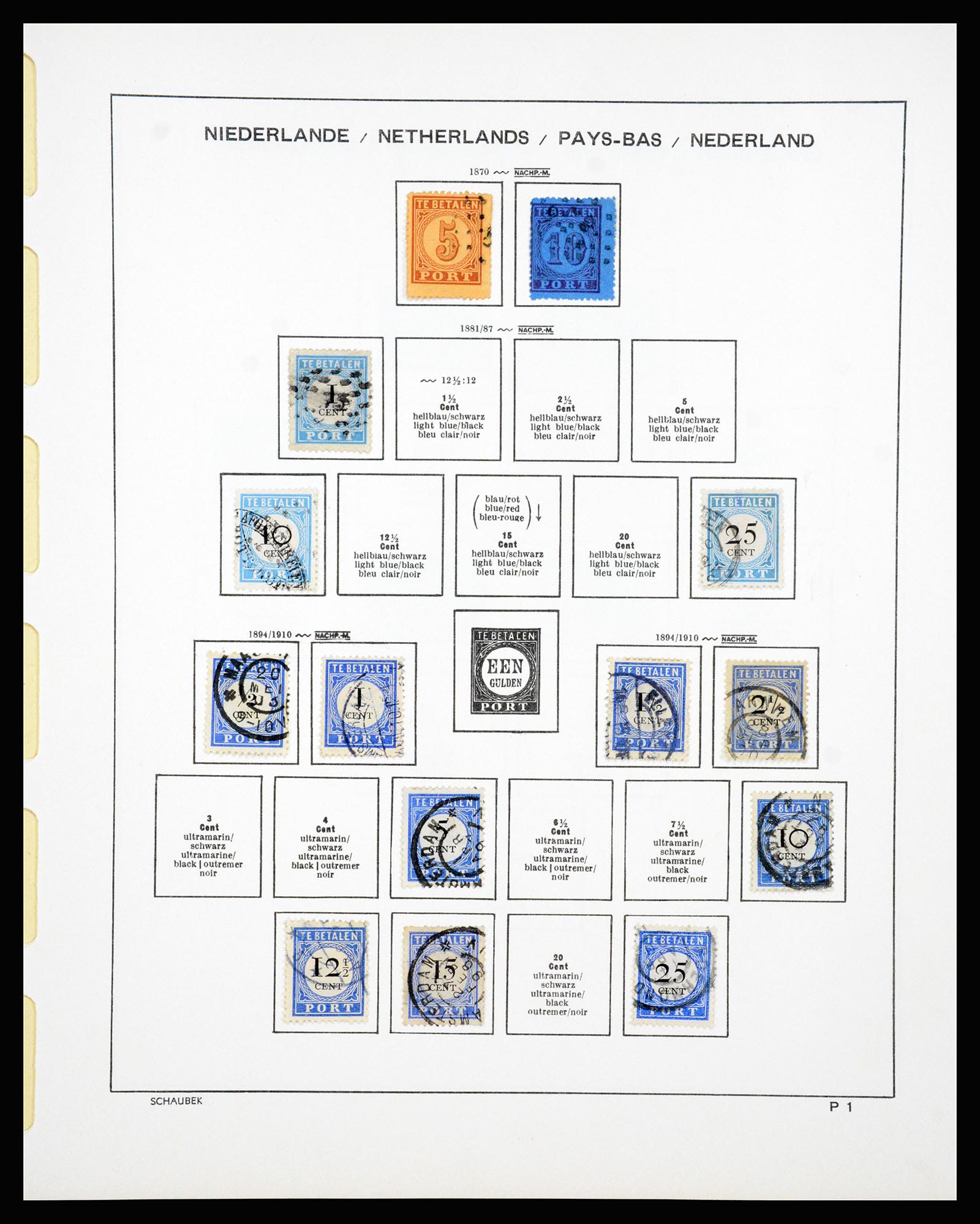 37237 025 - Stamp collection 37237 Netherlands 1852-1944.