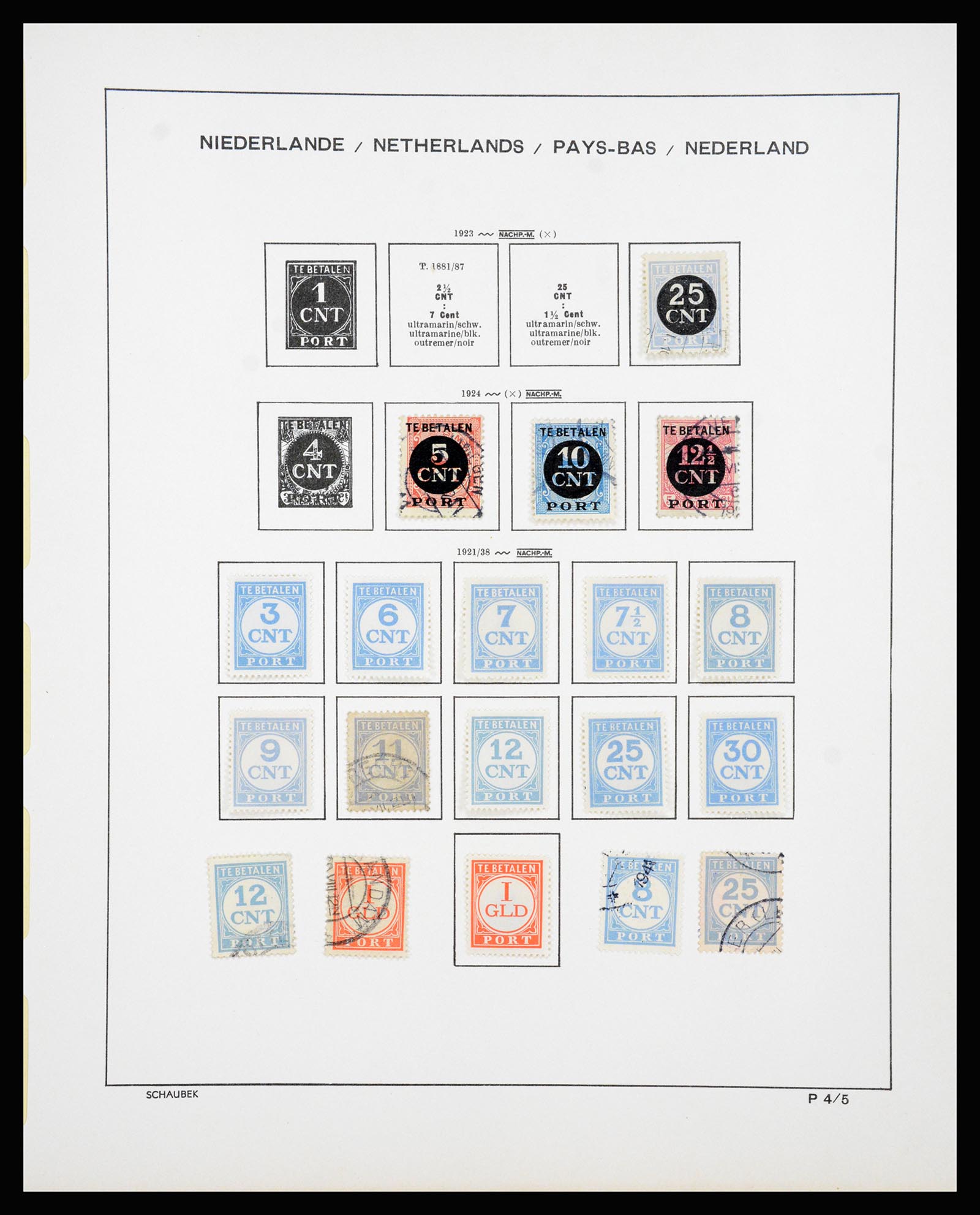 37237 028 - Stamp collection 37237 Netherlands 1852-1944.