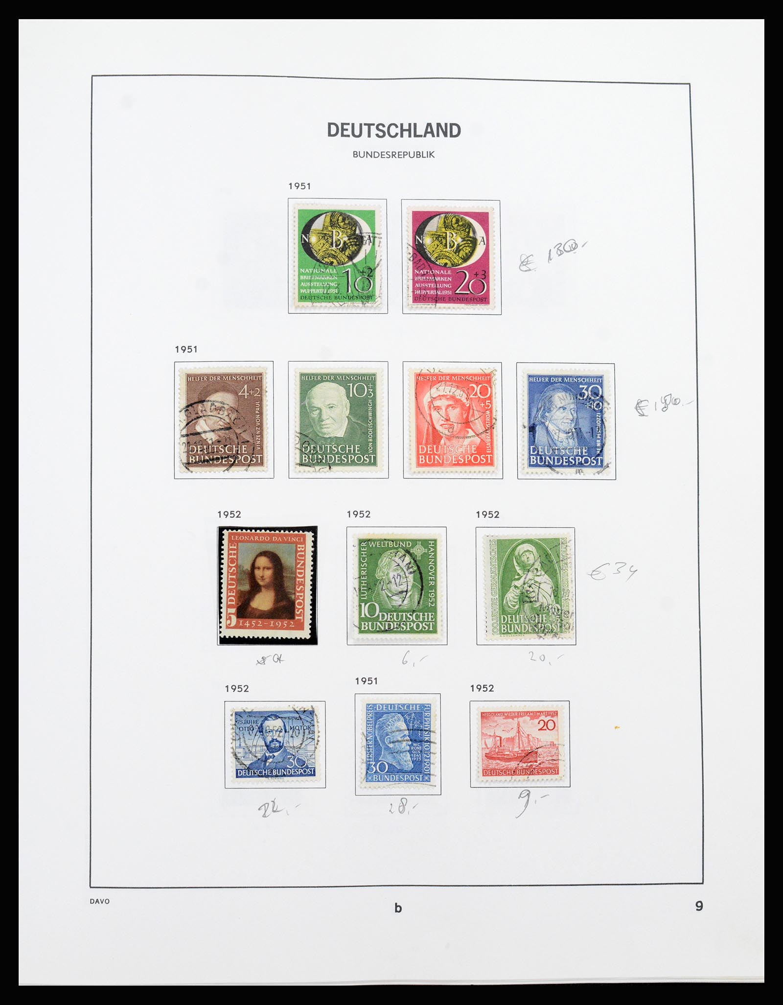 37238 003 - Postzegelverzameling 37238 Bundespost 1949-1996.