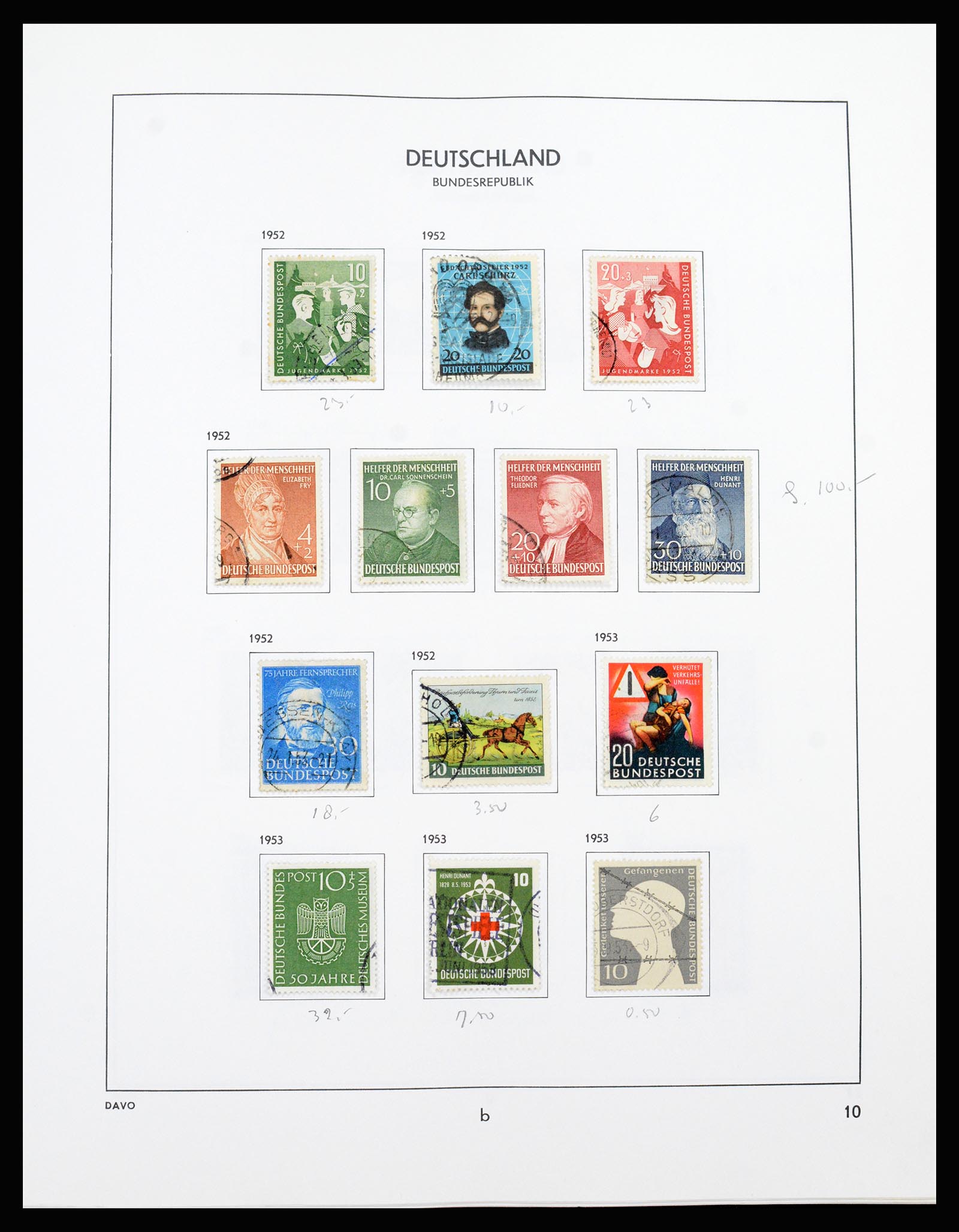 37238 004 - Postzegelverzameling 37238 Bundespost 1949-1996.