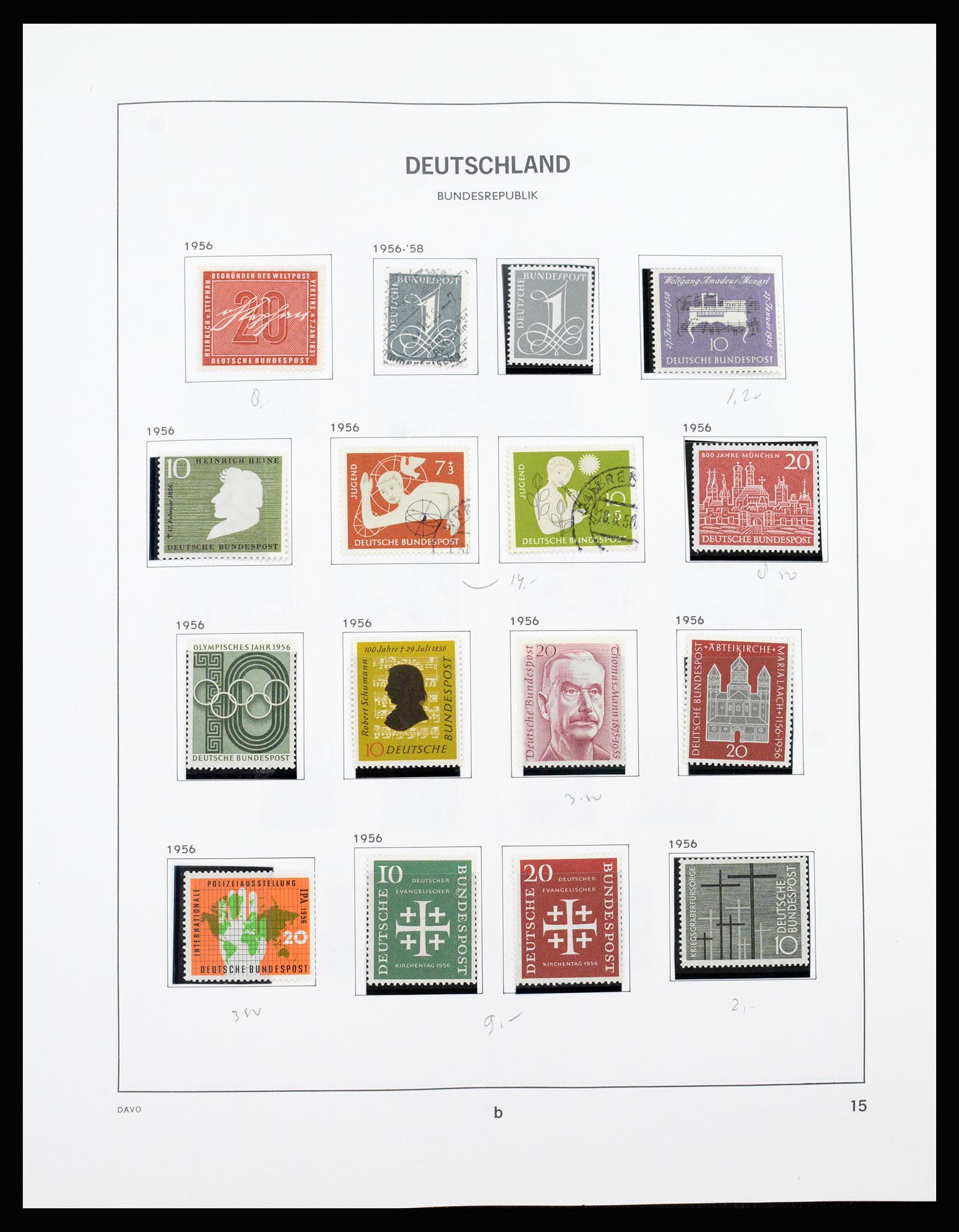 37238 009 - Postzegelverzameling 37238 Bundespost 1949-1996.