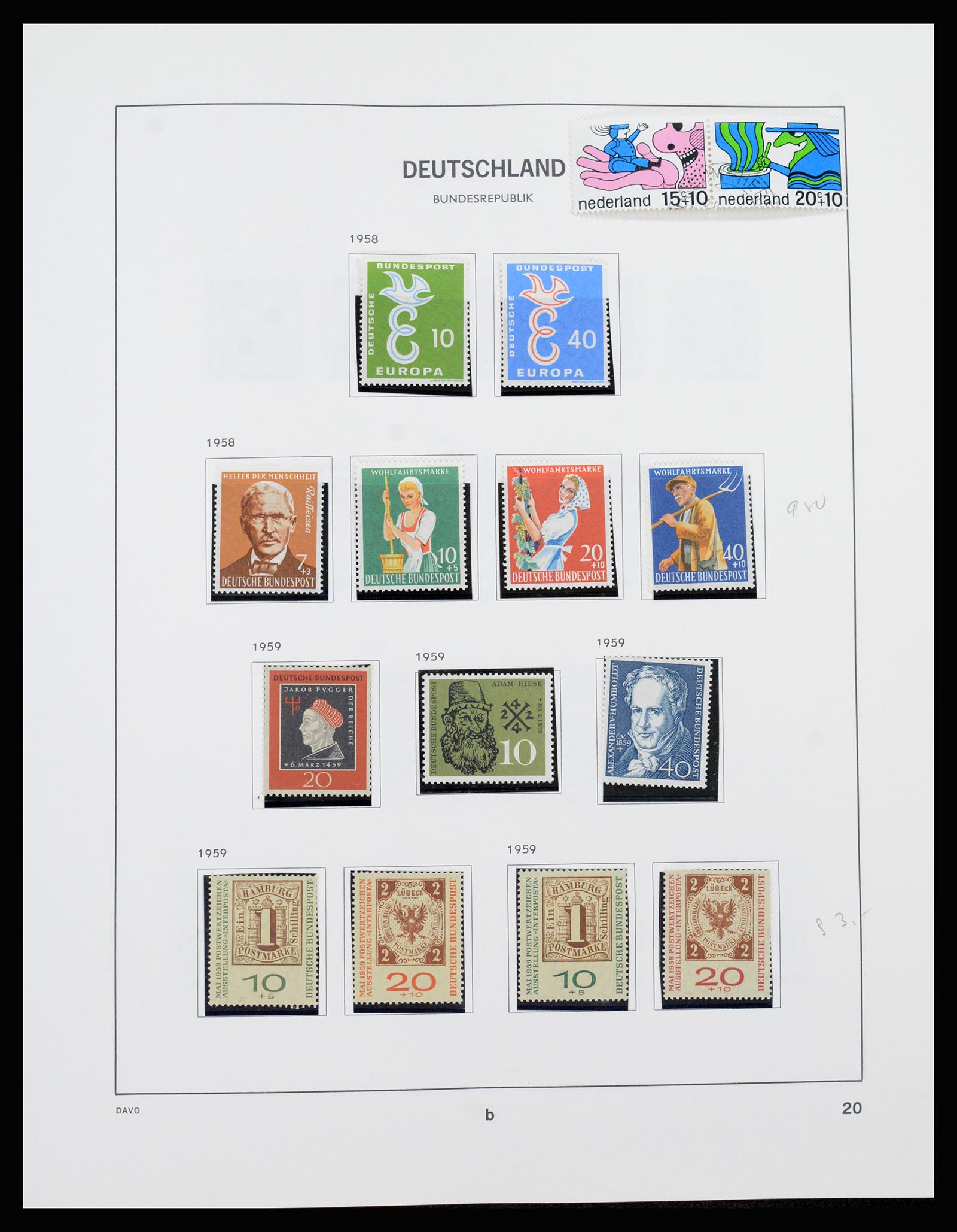 37238 014 - Postzegelverzameling 37238 Bundespost 1949-1996.