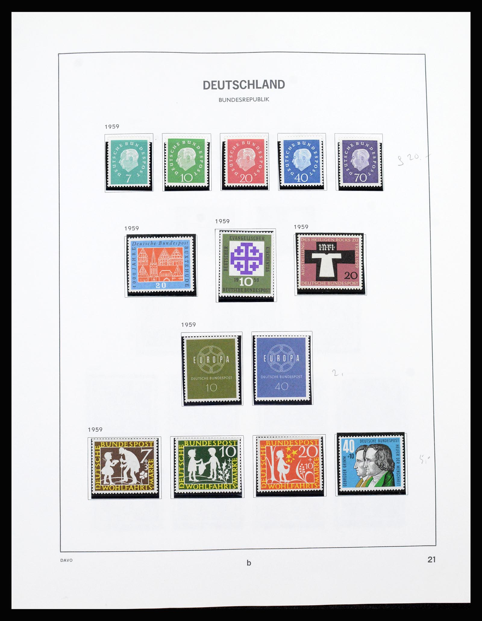 37238 015 - Postzegelverzameling 37238 Bundespost 1949-1996.