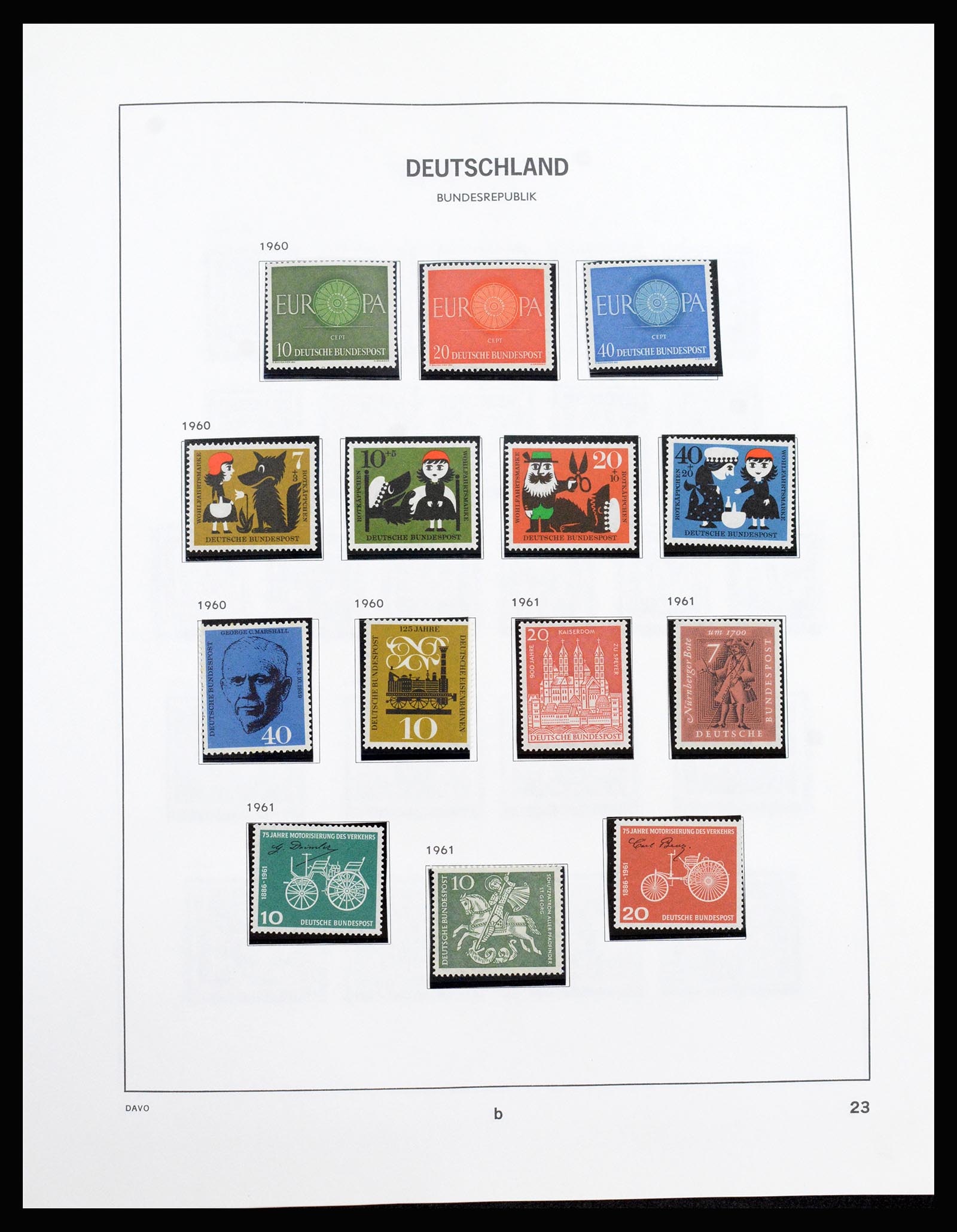37238 017 - Stamp collection 37238 Bundespost 1949-1996.