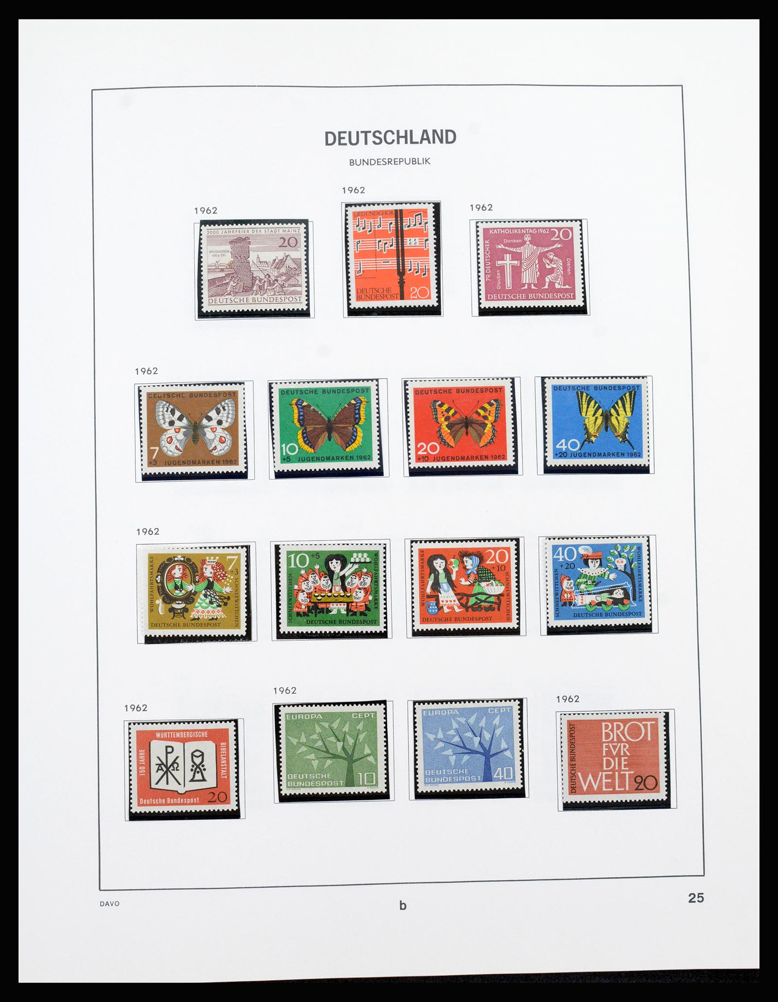 37238 019 - Postzegelverzameling 37238 Bundespost 1949-1996.