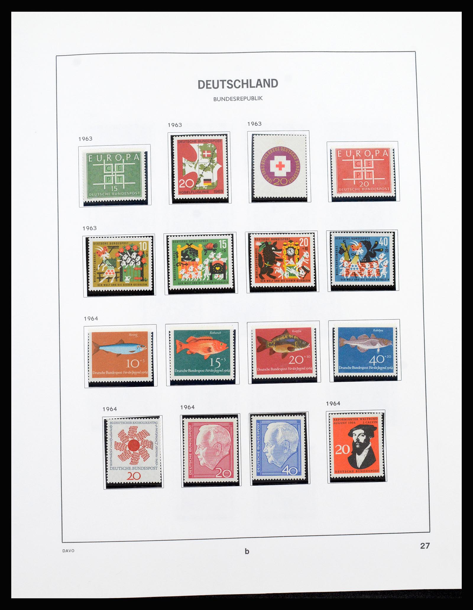 37238 021 - Postzegelverzameling 37238 Bundespost 1949-1996.