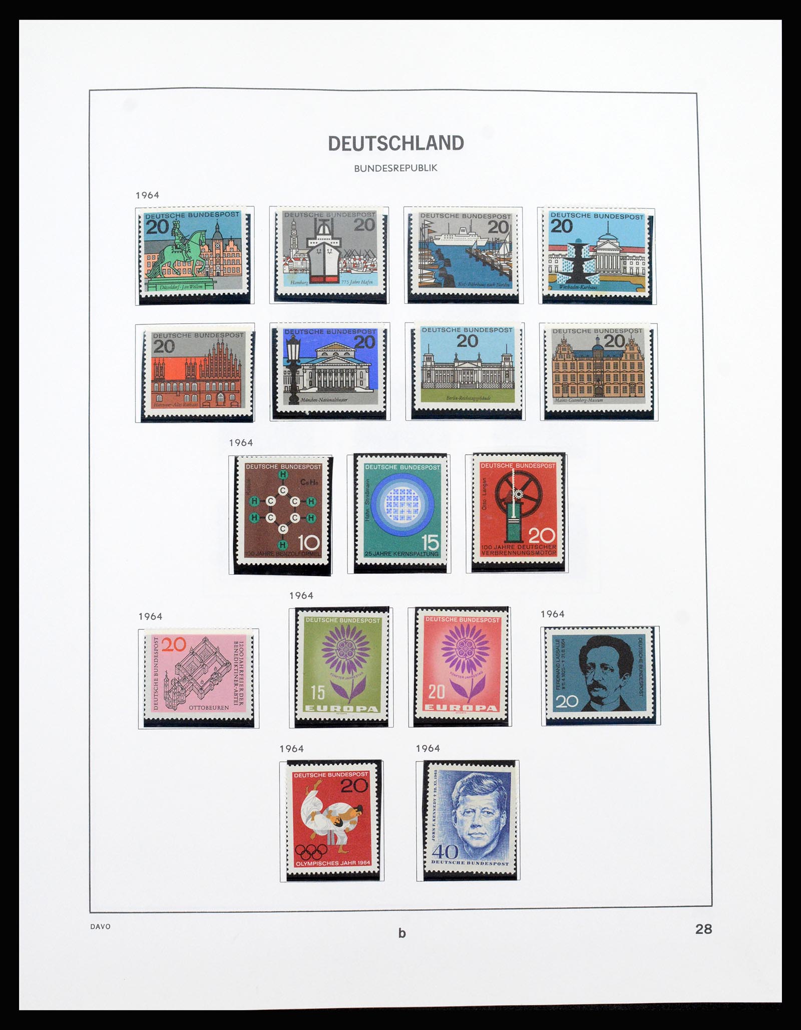 37238 022 - Postzegelverzameling 37238 Bundespost 1949-1996.