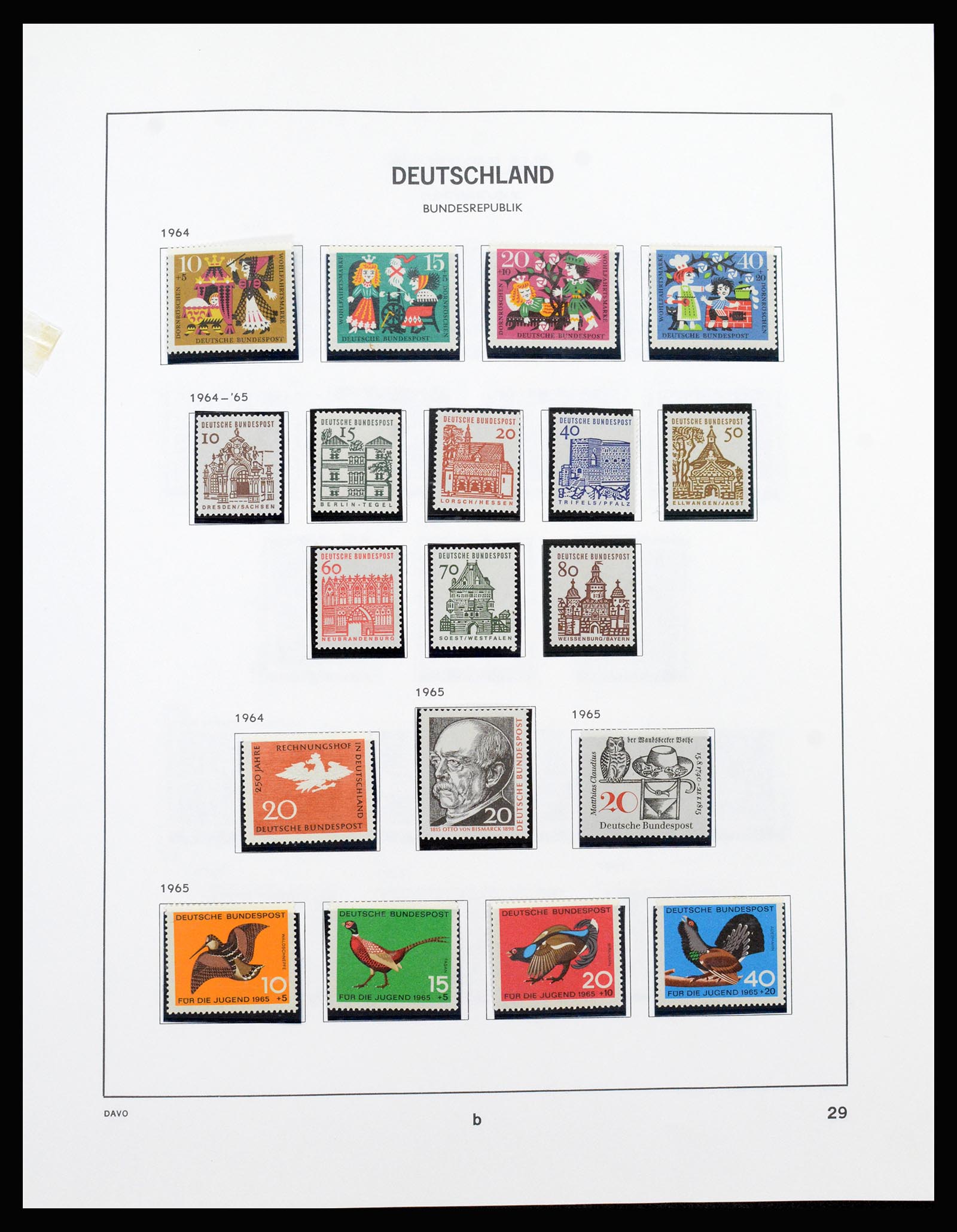 37238 024 - Postzegelverzameling 37238 Bundespost 1949-1996.