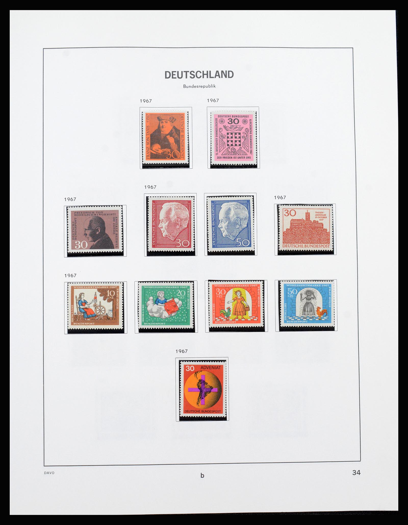 37238 030 - Postzegelverzameling 37238 Bundespost 1949-1996.