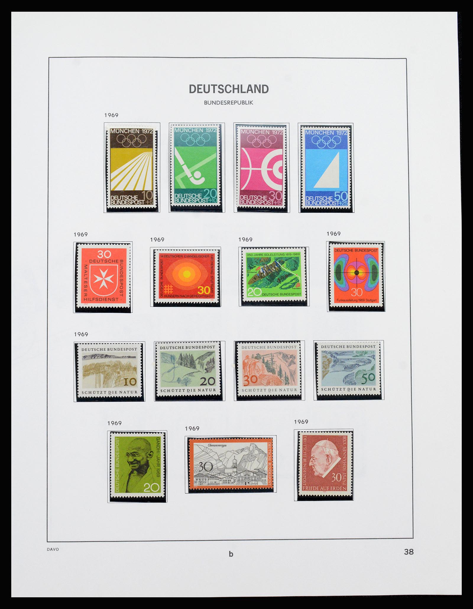 37238 034 - Postzegelverzameling 37238 Bundespost 1949-1996.