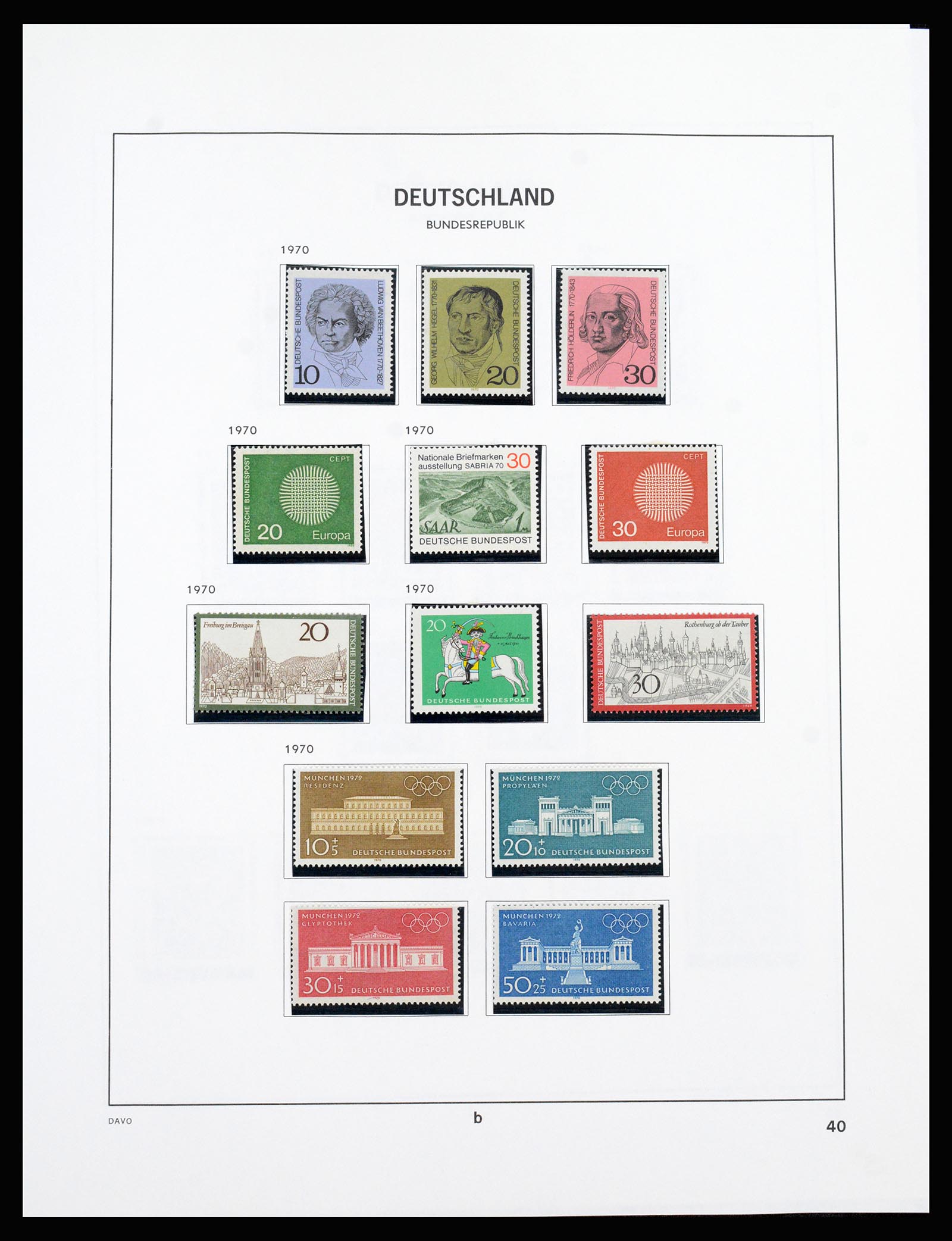 37238 036 - Postzegelverzameling 37238 Bundespost 1949-1996.