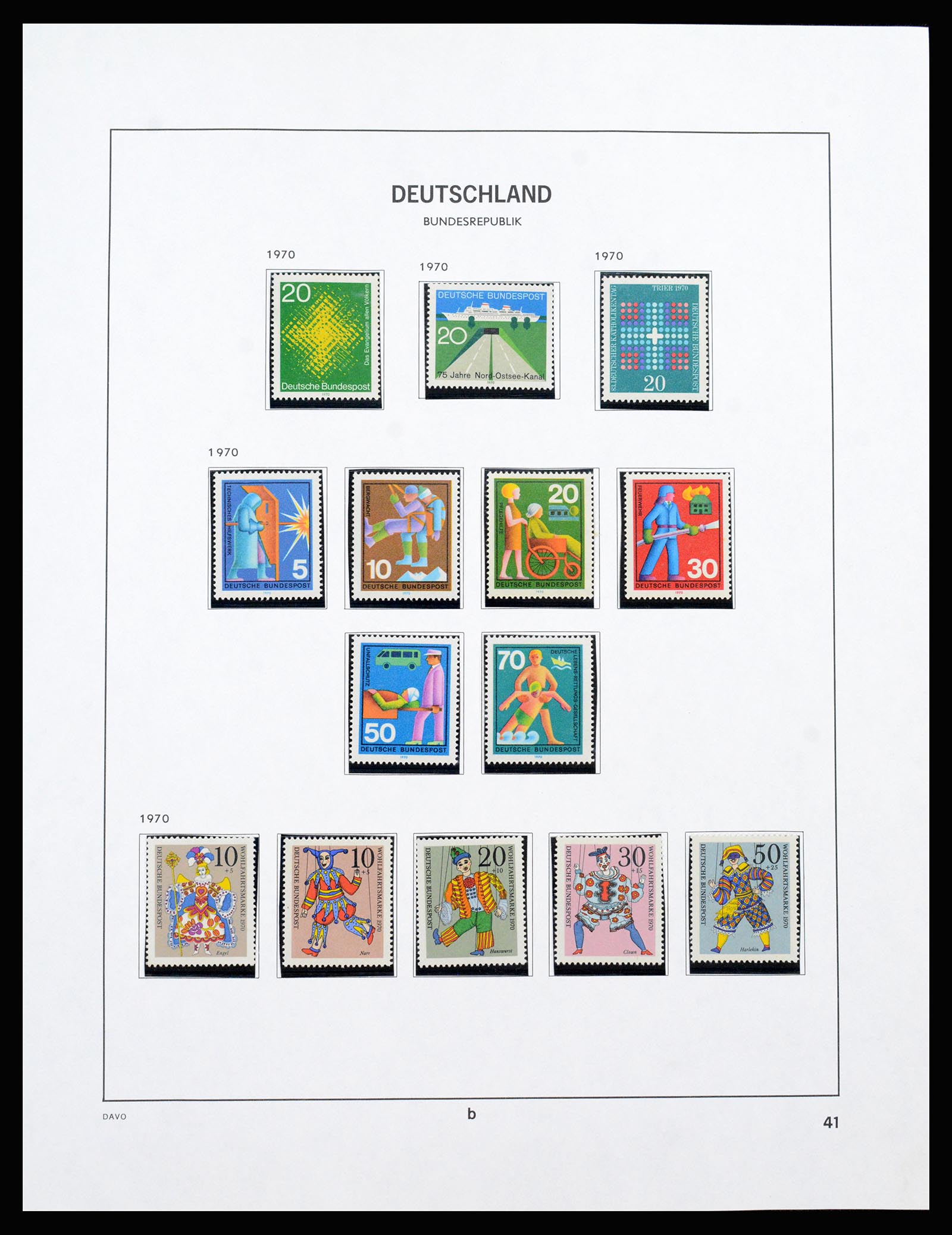 37238 037 - Postzegelverzameling 37238 Bundespost 1949-1996.
