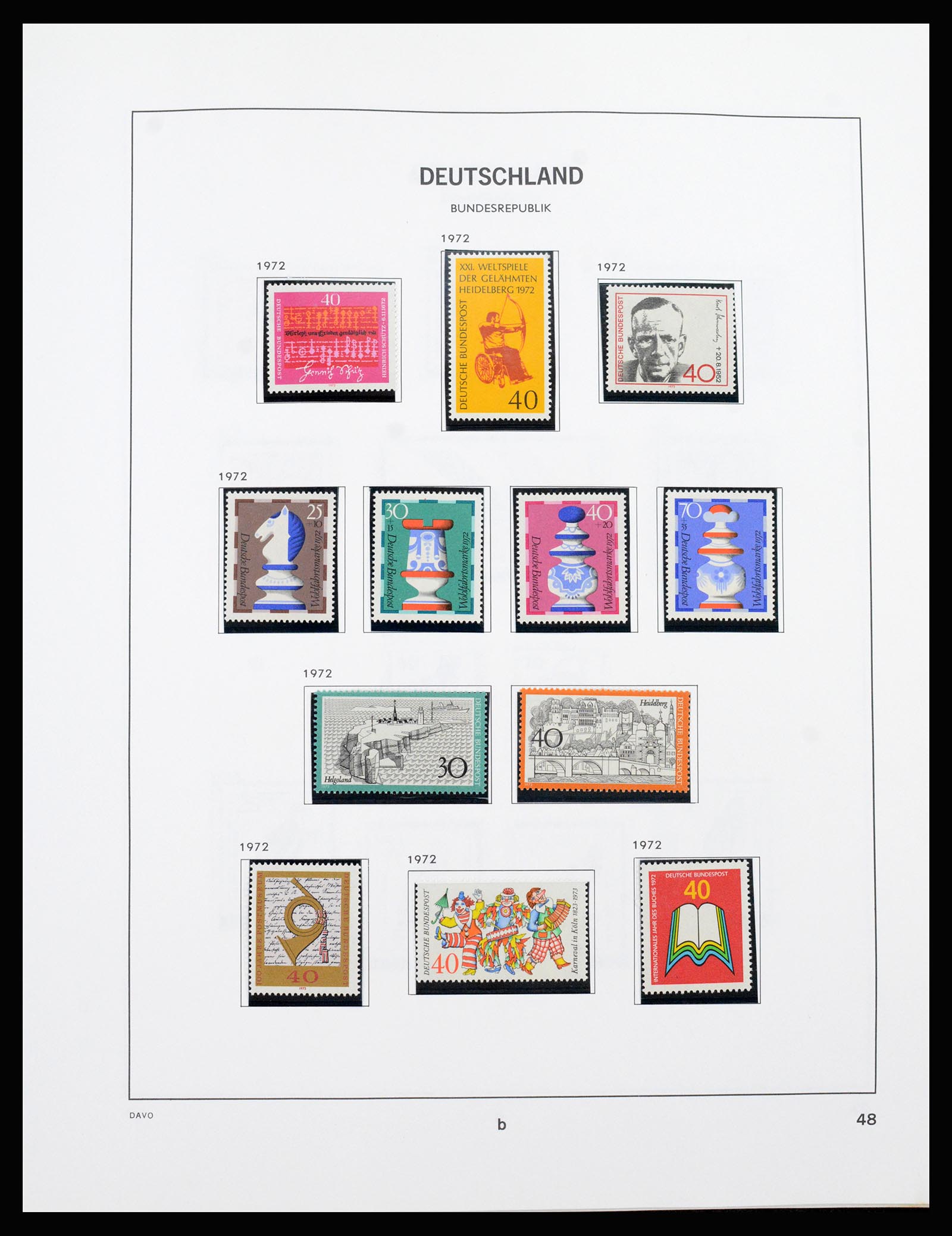 37238 044 - Postzegelverzameling 37238 Bundespost 1949-1996.