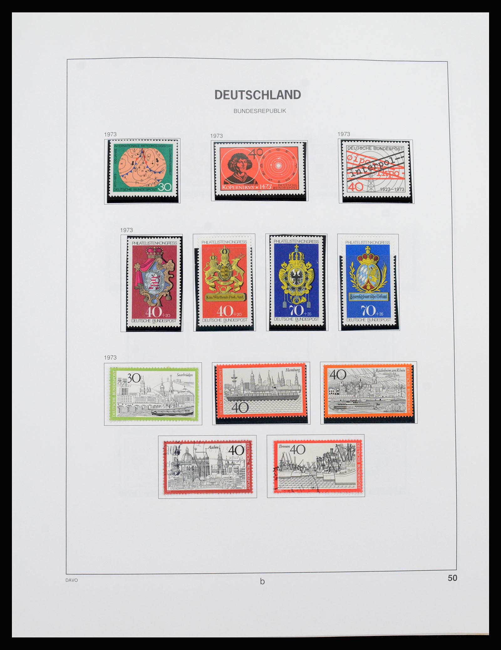 37238 046 - Postzegelverzameling 37238 Bundespost 1949-1996.