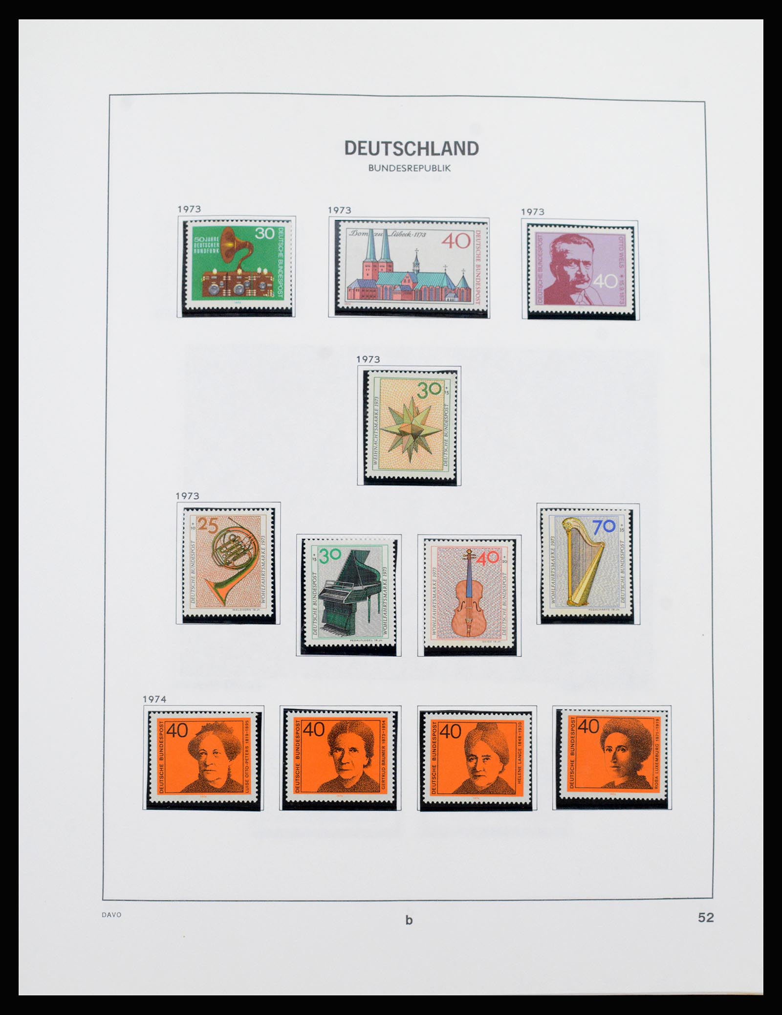 37238 048 - Postzegelverzameling 37238 Bundespost 1949-1996.