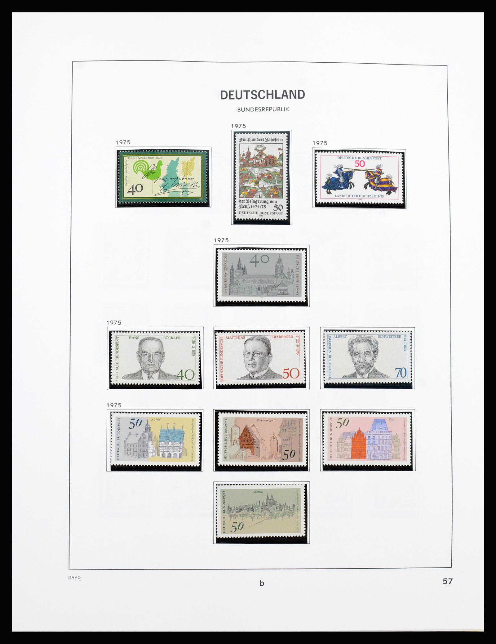 37238 054 - Postzegelverzameling 37238 Bundespost 1949-1996.