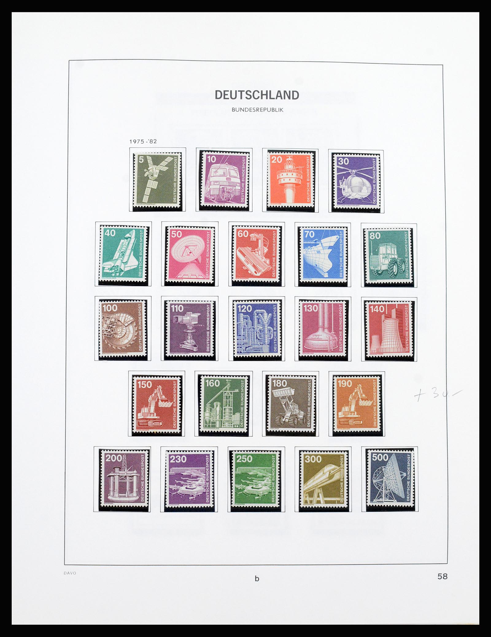 37238 055 - Postzegelverzameling 37238 Bundespost 1949-1996.