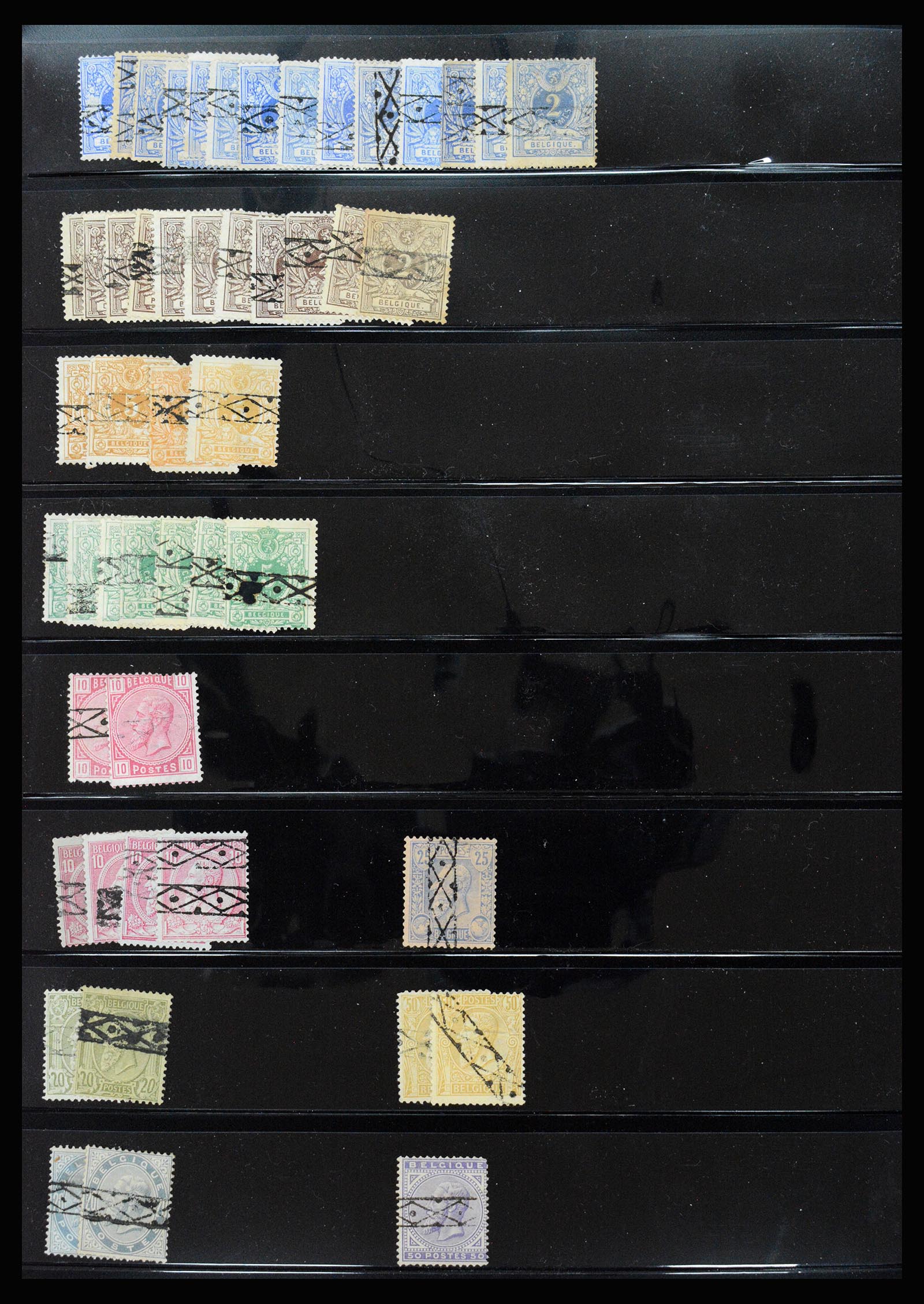 37240 003 - Stamp collection 37240 Belgium 1849-1996.
