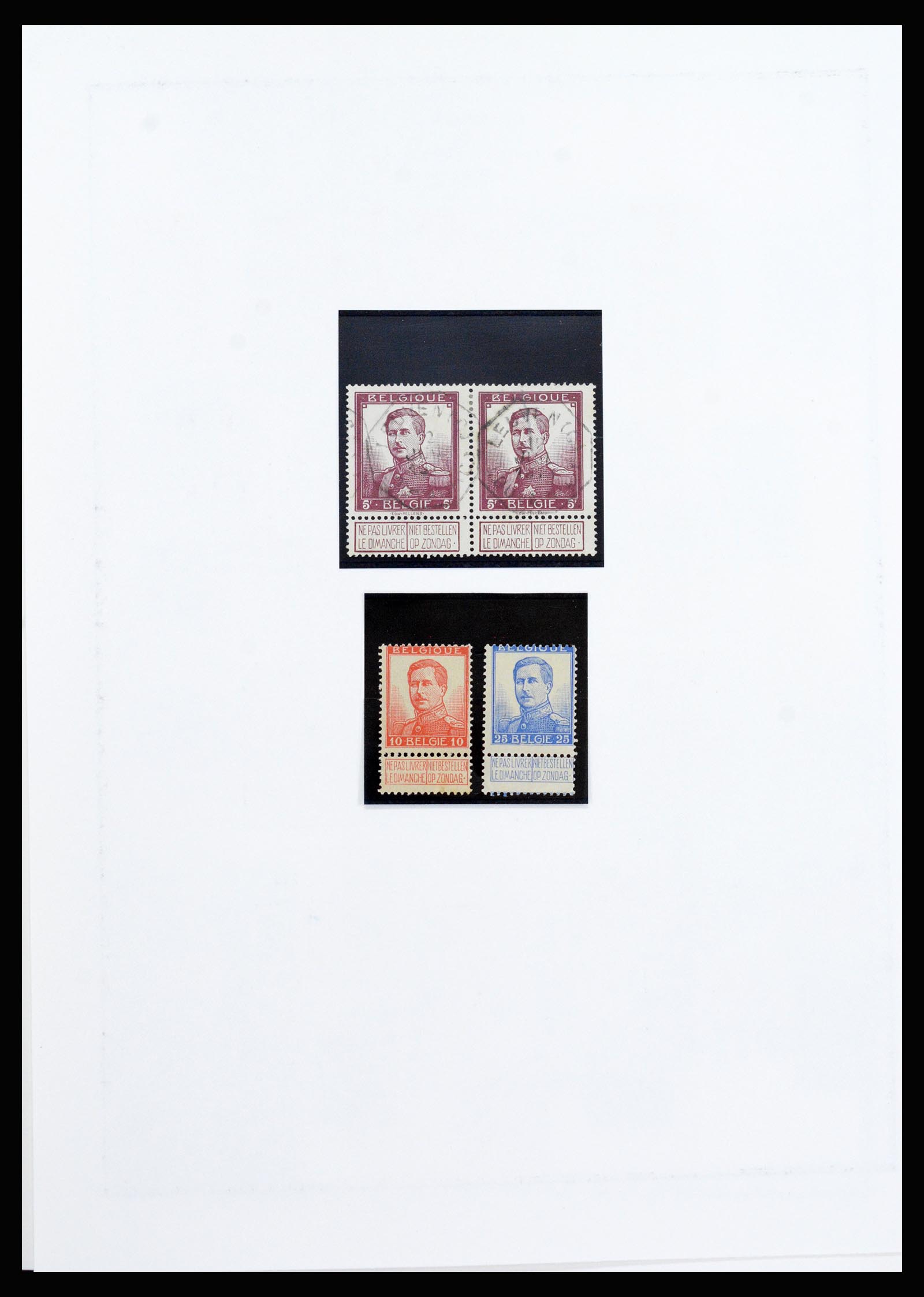 37240 009 - Stamp collection 37240 Belgium 1849-1996.