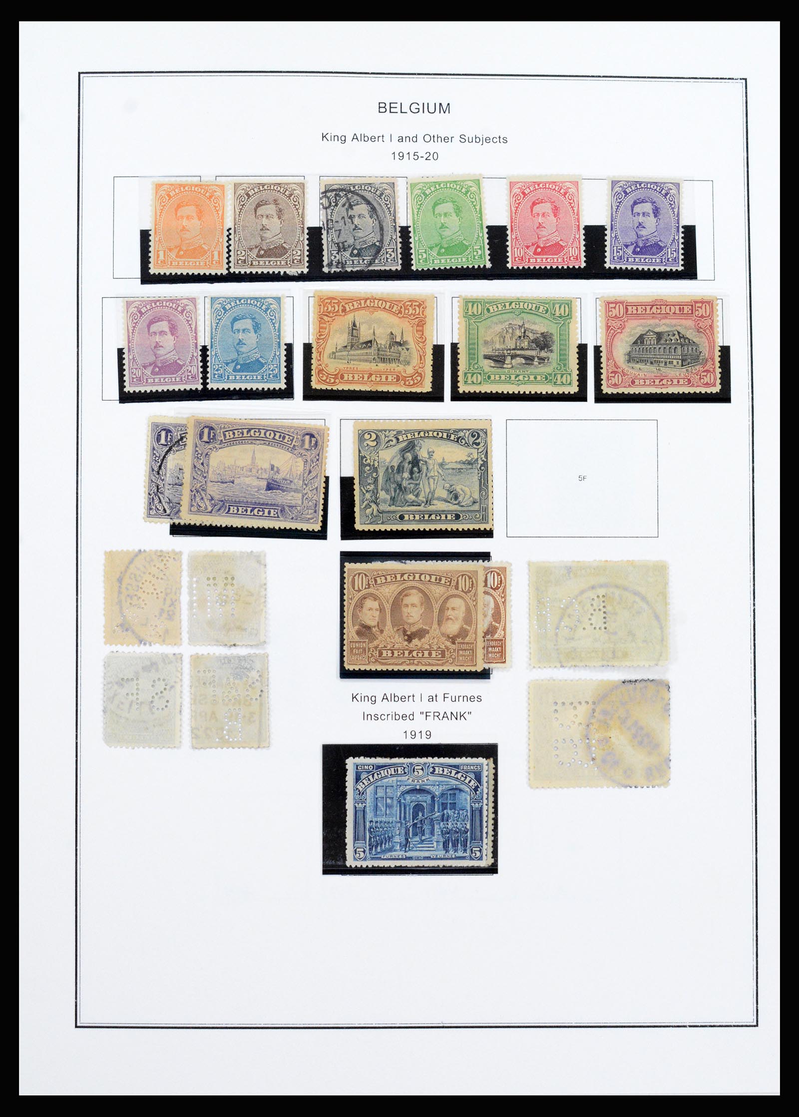 37240 011 - Stamp collection 37240 Belgium 1849-1996.