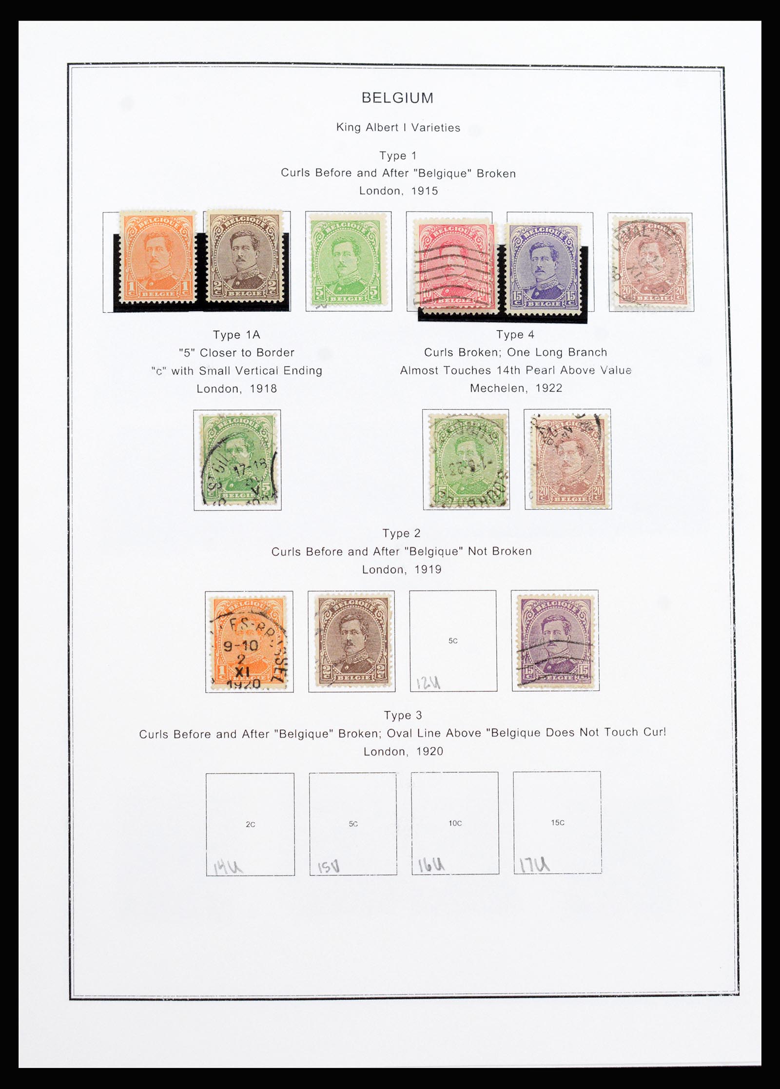37240 012 - Stamp collection 37240 Belgium 1849-1996.