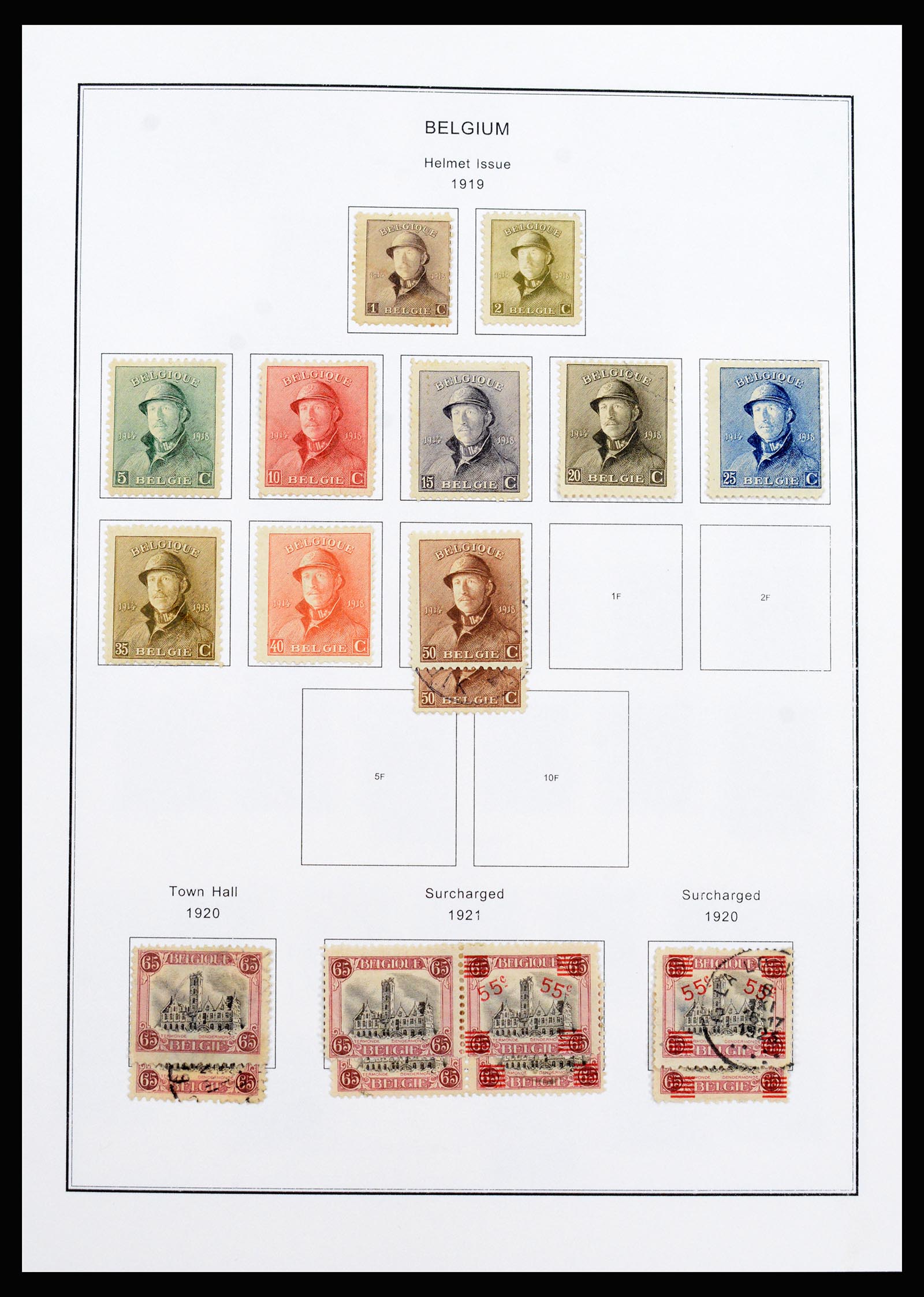 37240 014 - Stamp collection 37240 Belgium 1849-1996.
