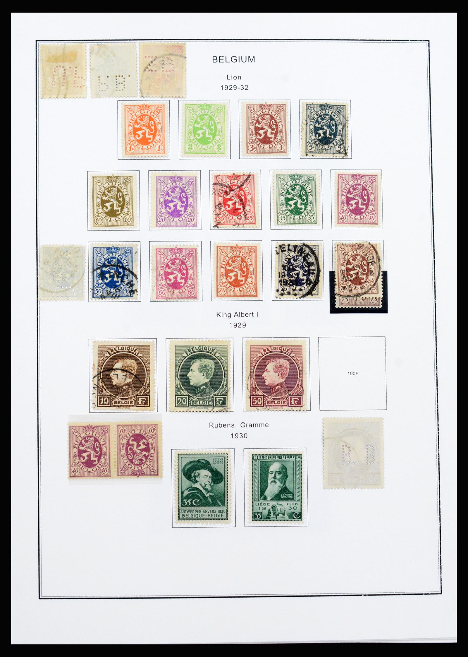 37240 019 - Stamp collection 37240 Belgium 1849-1996.