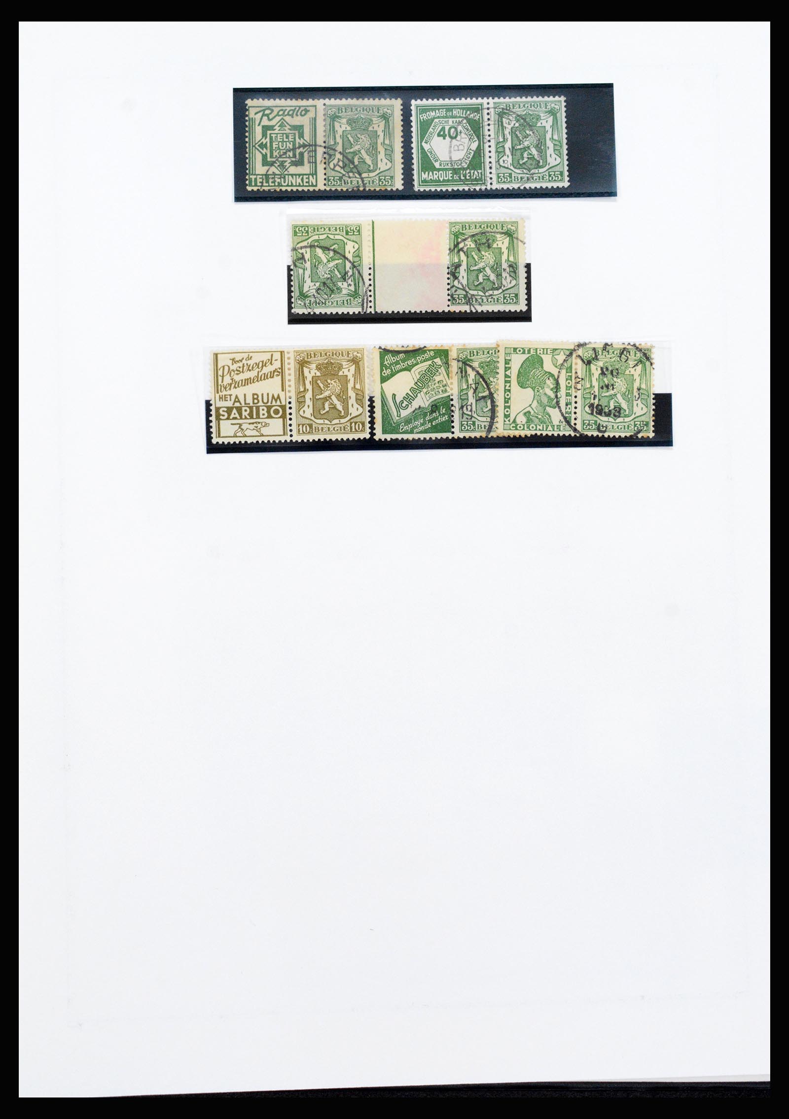 37240 024 - Stamp collection 37240 Belgium 1849-1996.