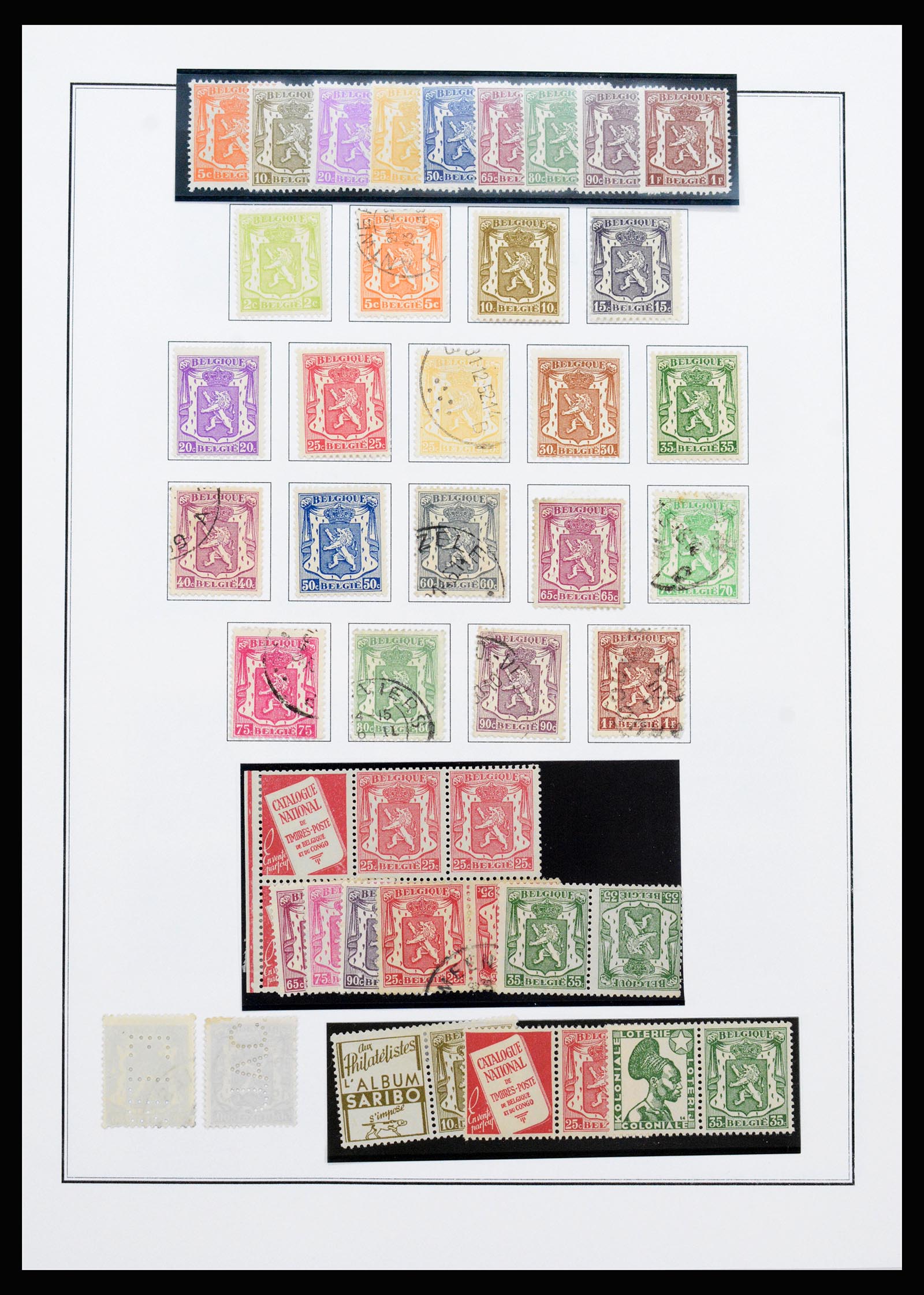 37240 025 - Postzegelverzameling 37240 België 1849-1996.