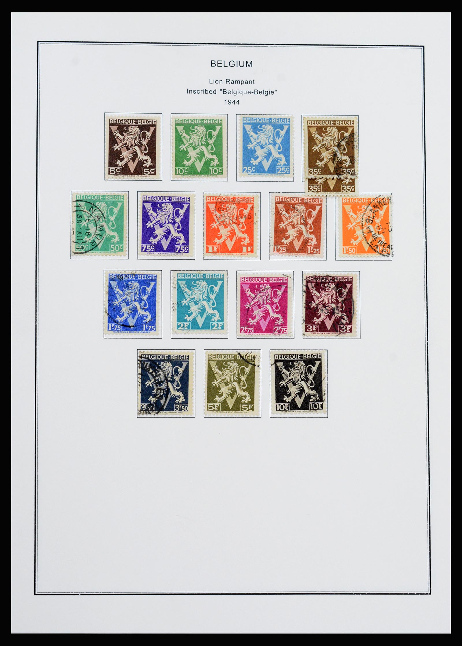 37240 030 - Stamp collection 37240 Belgium 1849-1996.