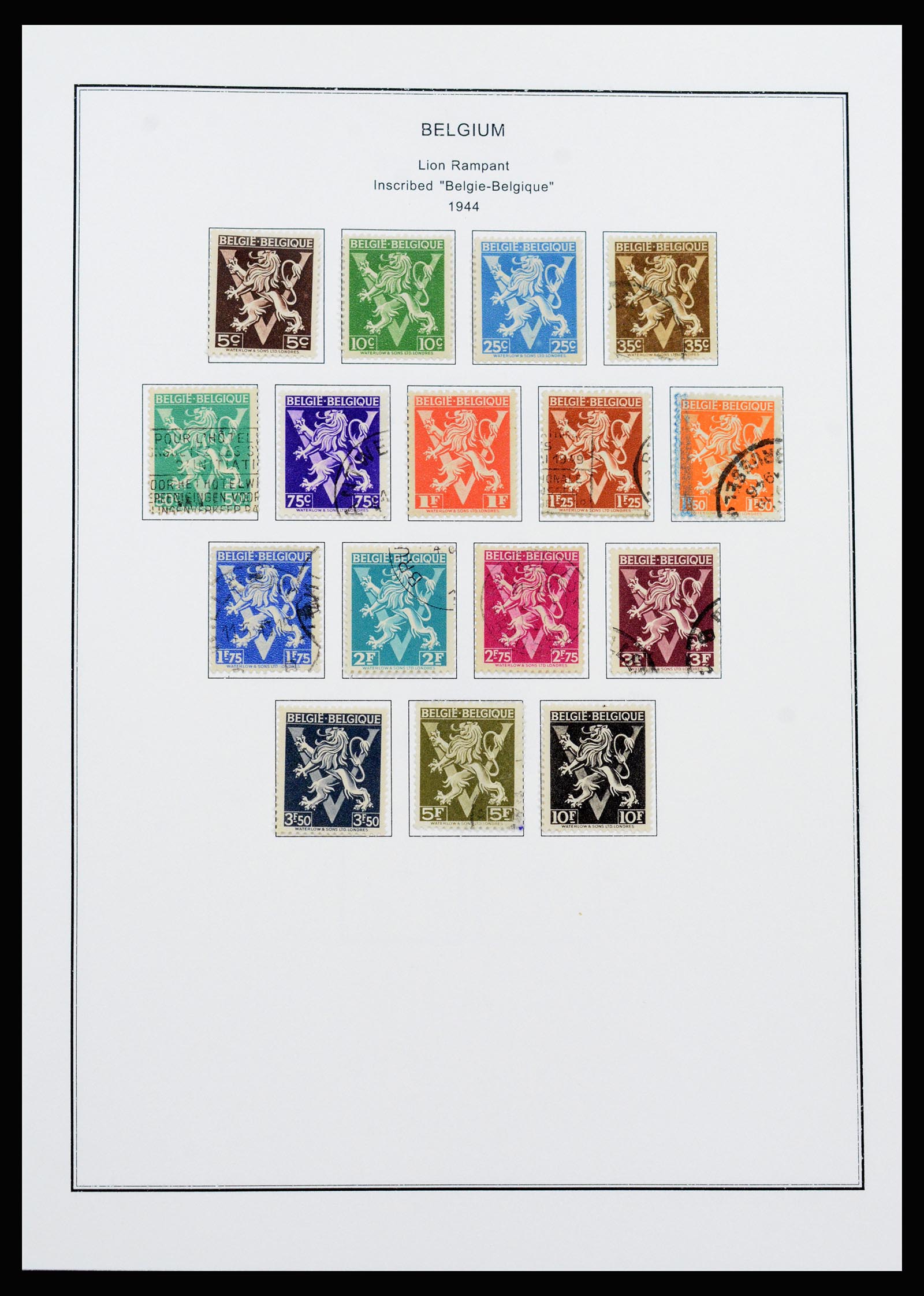 37240 031 - Stamp collection 37240 Belgium 1849-1996.