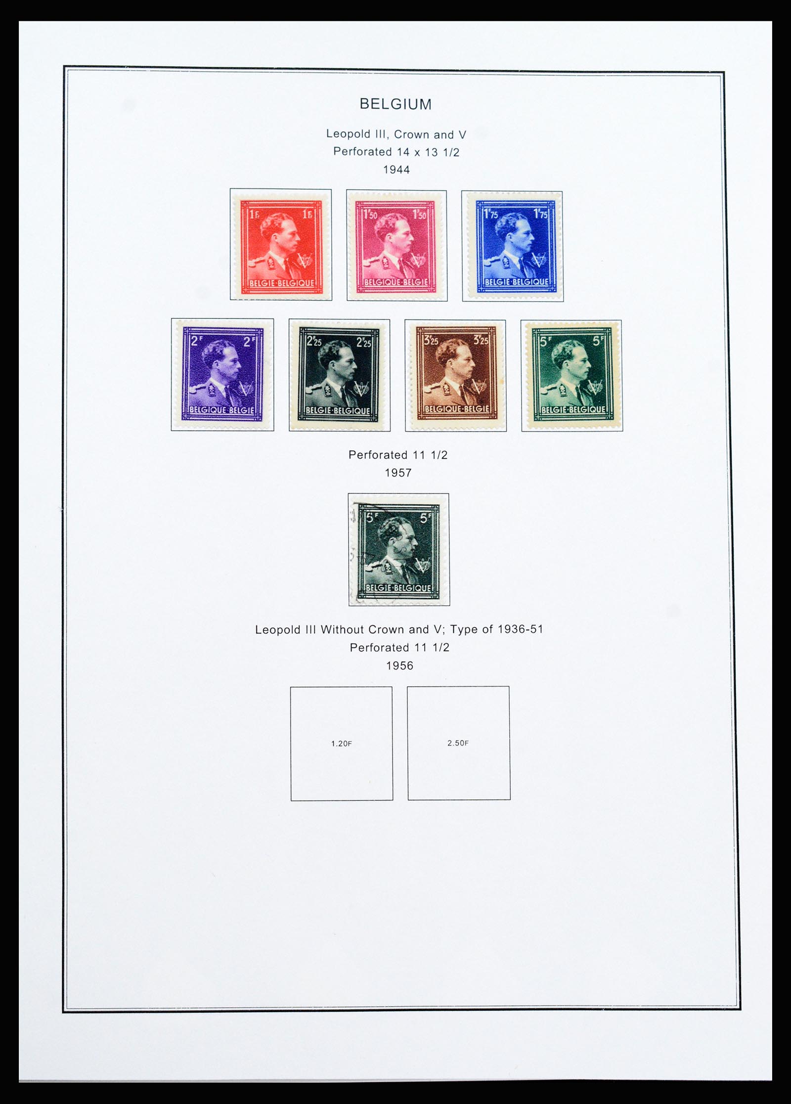 37240 032 - Postzegelverzameling 37240 België 1849-1996.